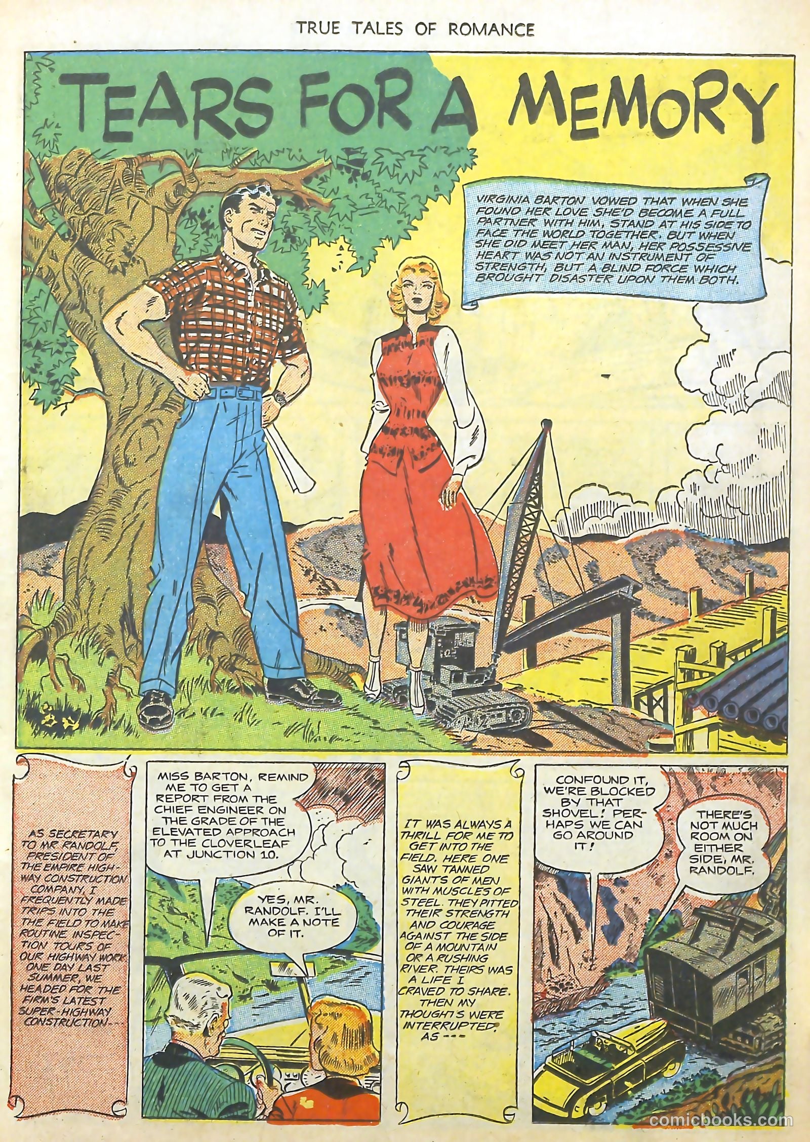 True Tales of Romance #4 (1950) — page 15 of 36