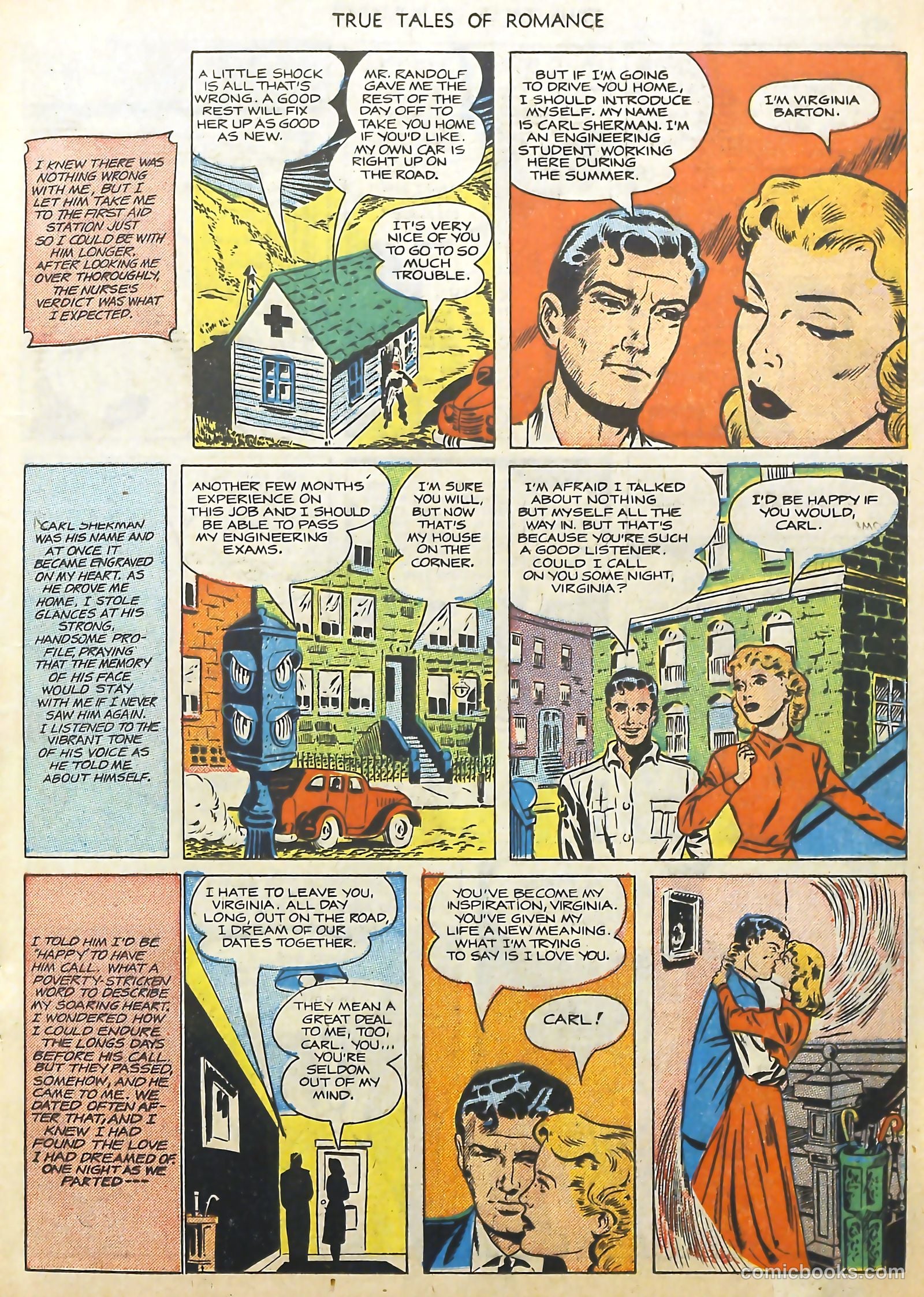 True Tales of Romance #4 (1950) — page 17 of 36
