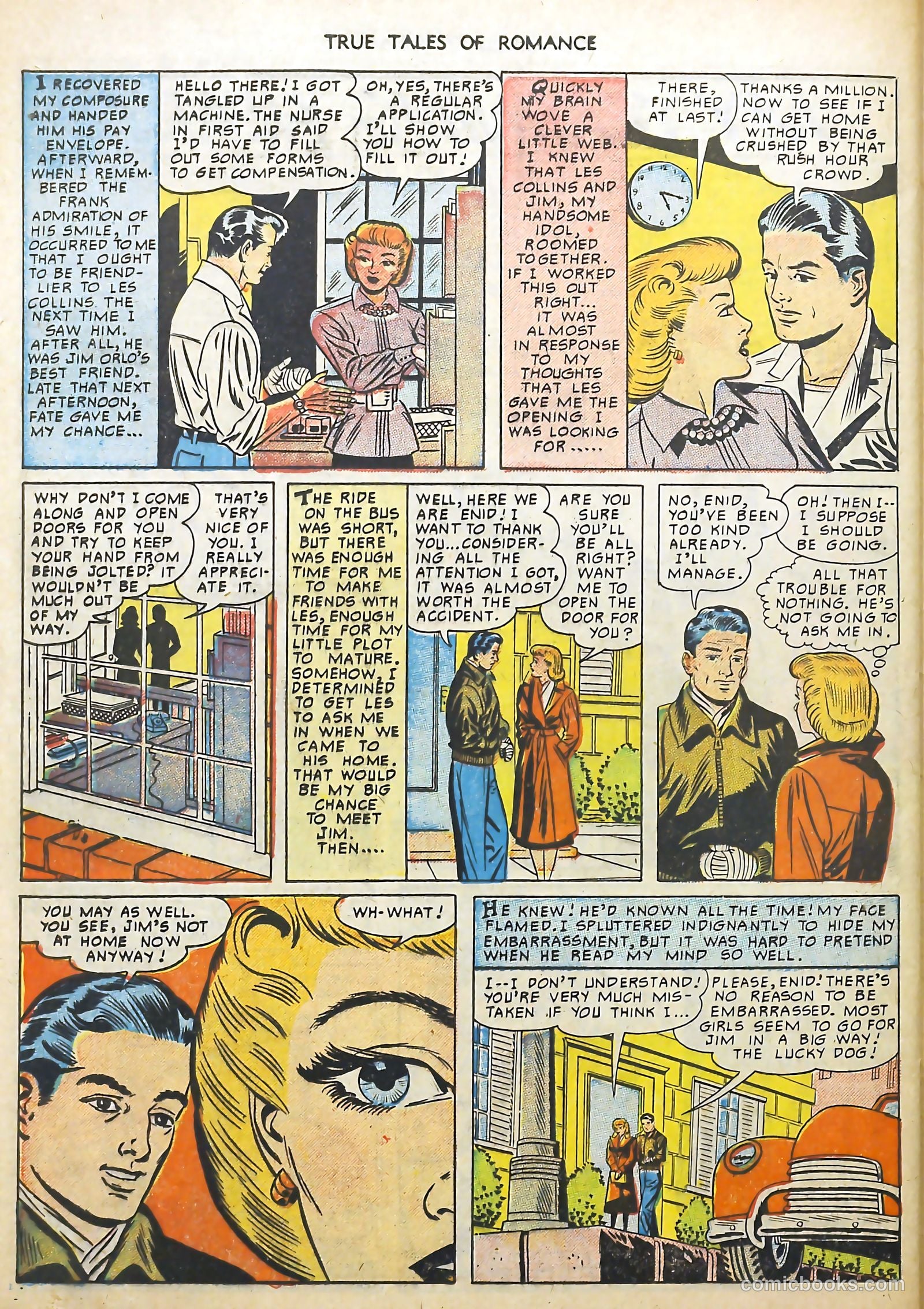 True Tales of Romance #4 (1950) — page 28 of 36