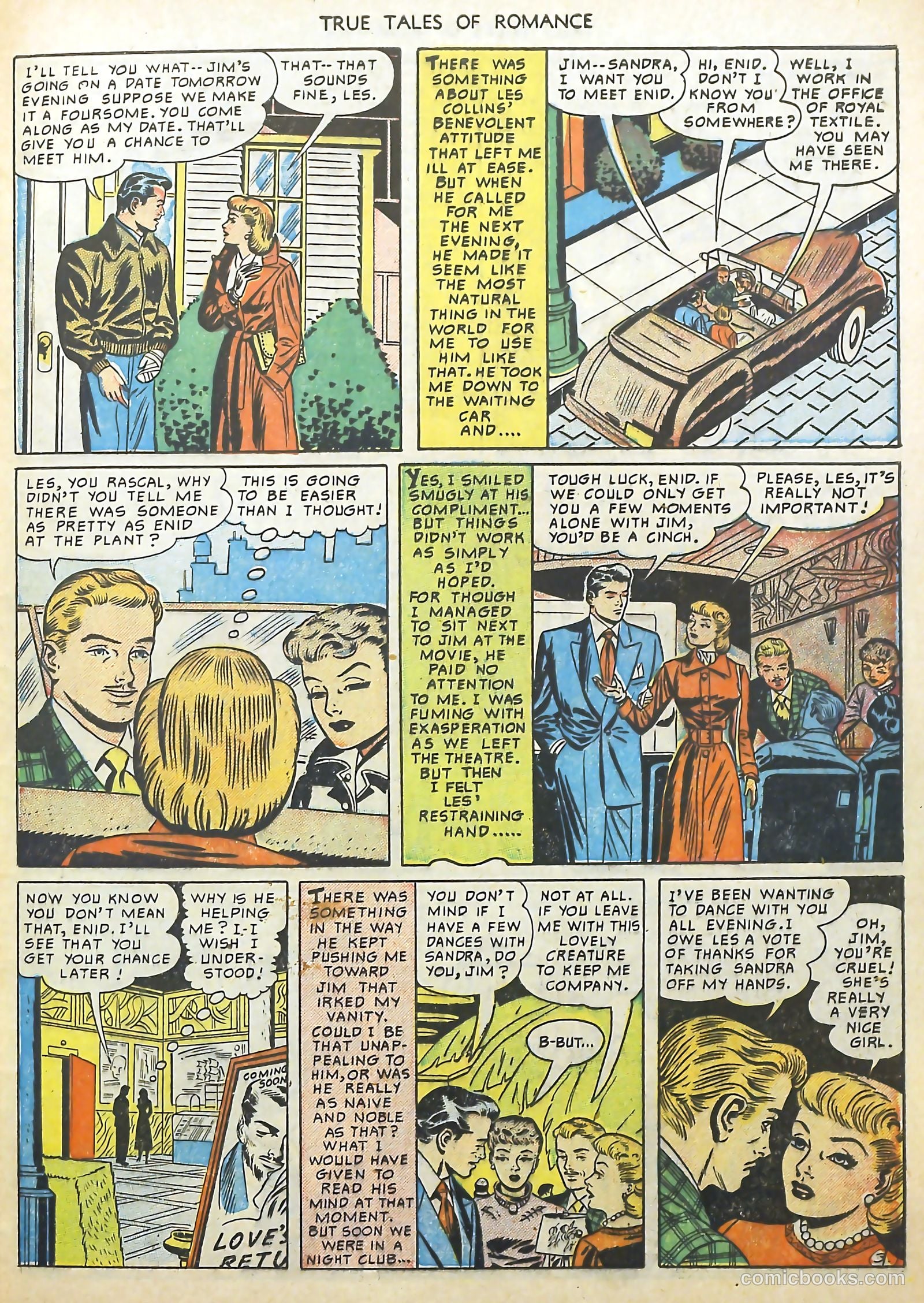 True Tales of Romance #4 (1950) — page 29 of 36