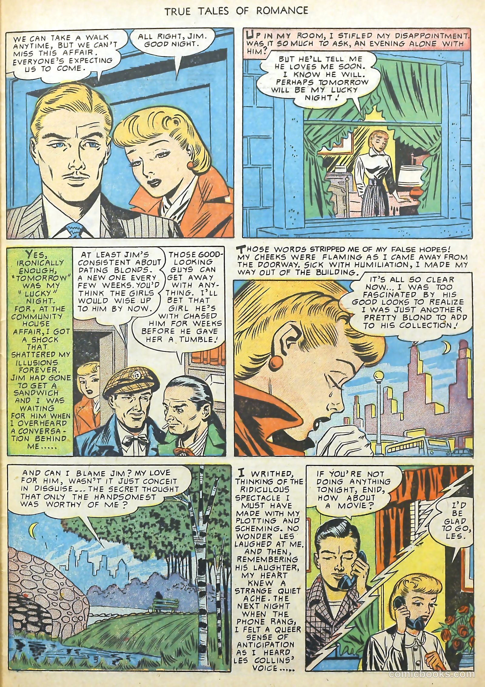 True Tales of Romance #4 (1950) — page 33 of 36