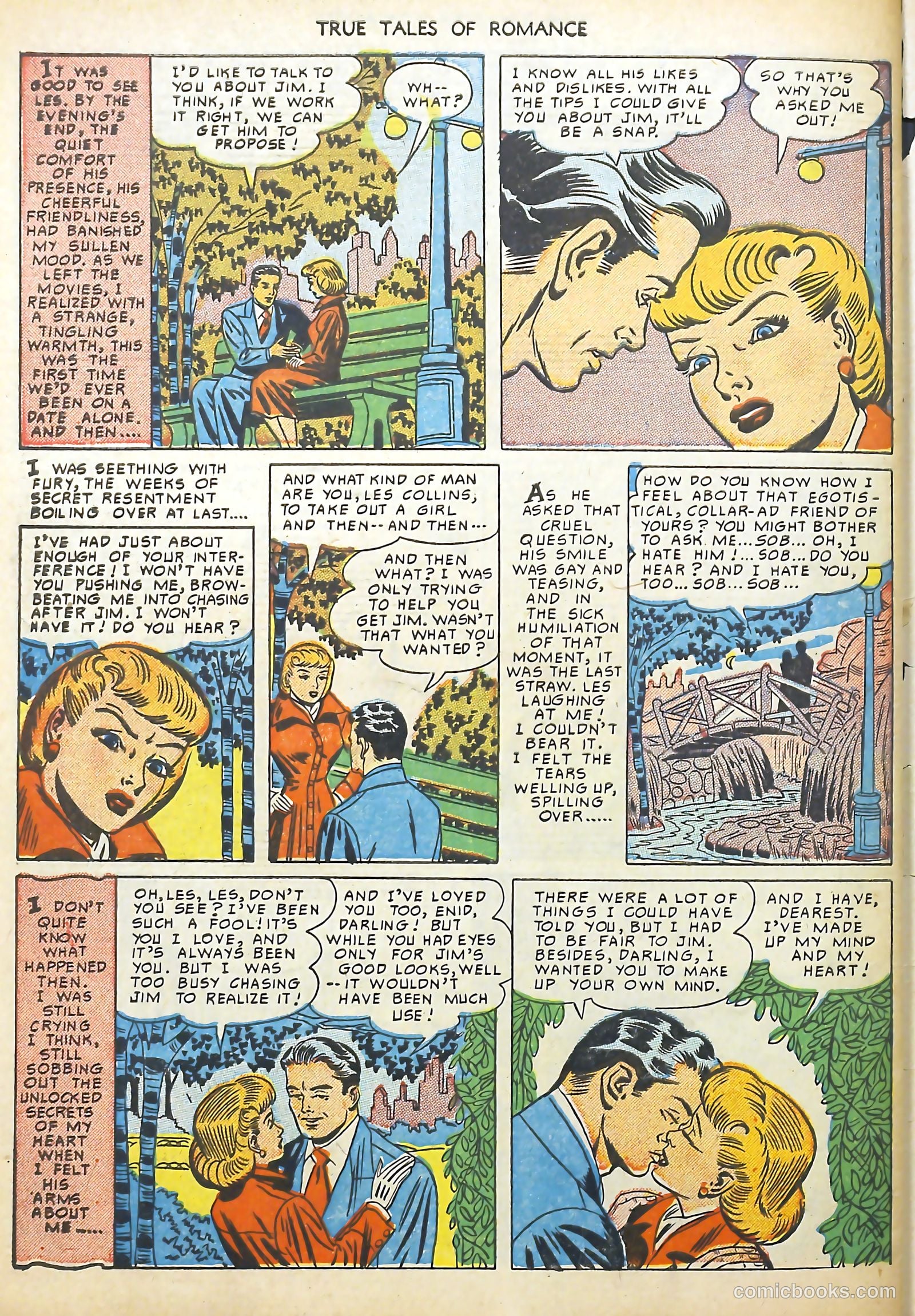 True Tales of Romance #4 (1950) — page 34 of 36