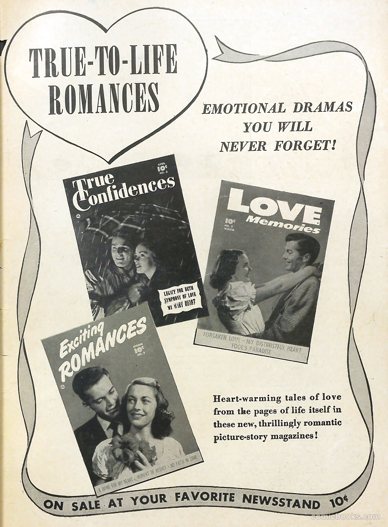 True Tales of Romance #4 (1950) — page 35 of 36