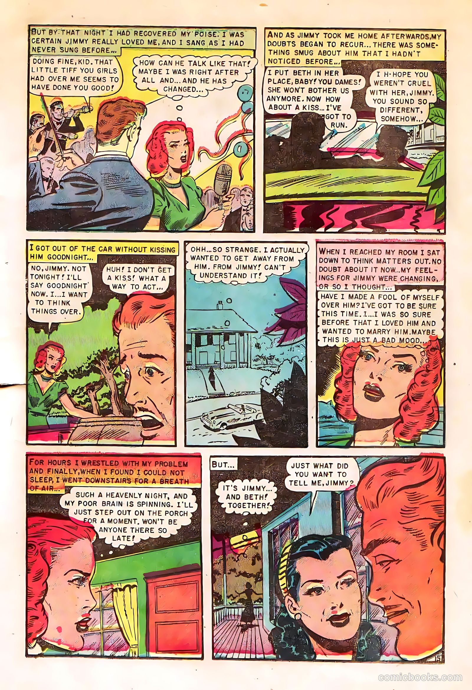 True-to-Life Romances #10 (1952) — page 7 of 36
