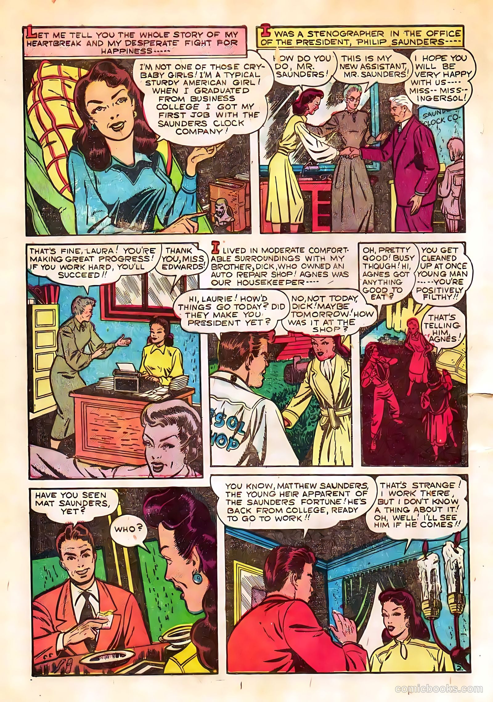 True-to-Life Romances #10 (1952) — page 12 of 36