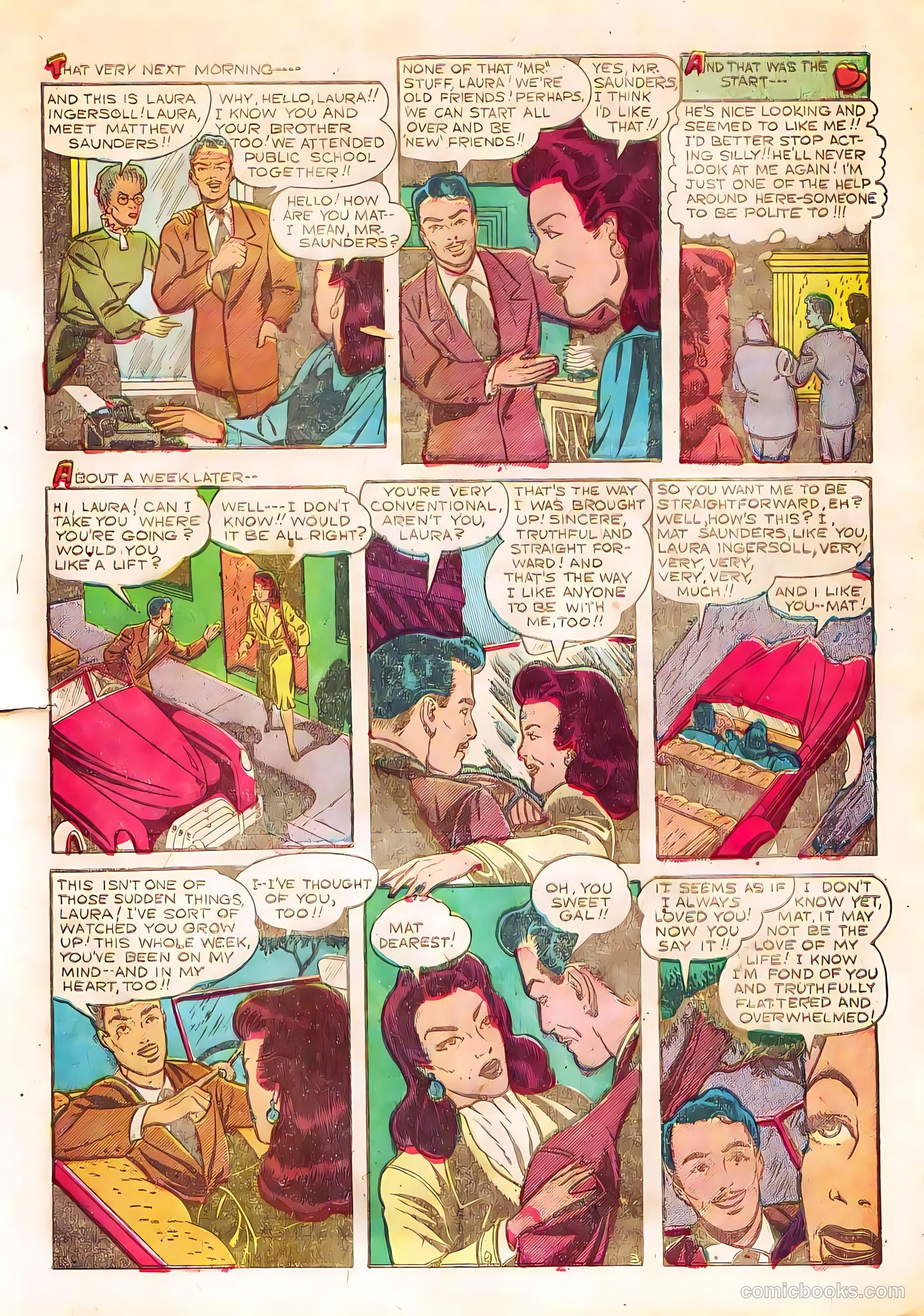 True-to-Life Romances #10 (1952) — page 13 of 36