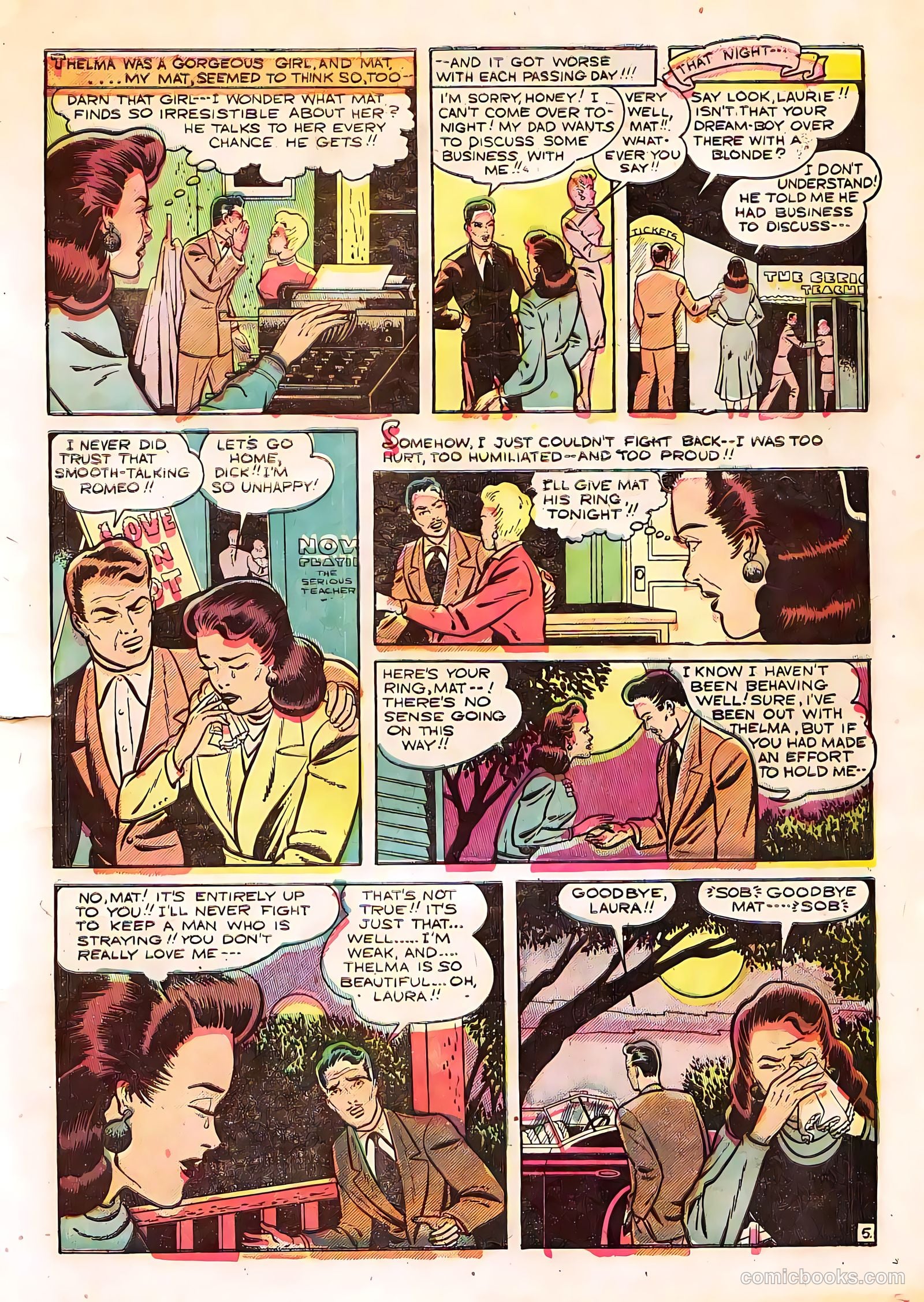 True-to-Life Romances #10 (1952) — page 15 of 36