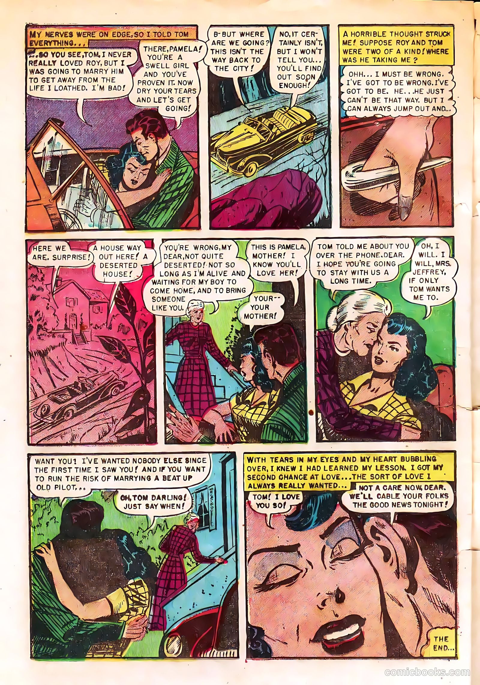 True-to-Life Romances #10 (1952) — page 32 of 36