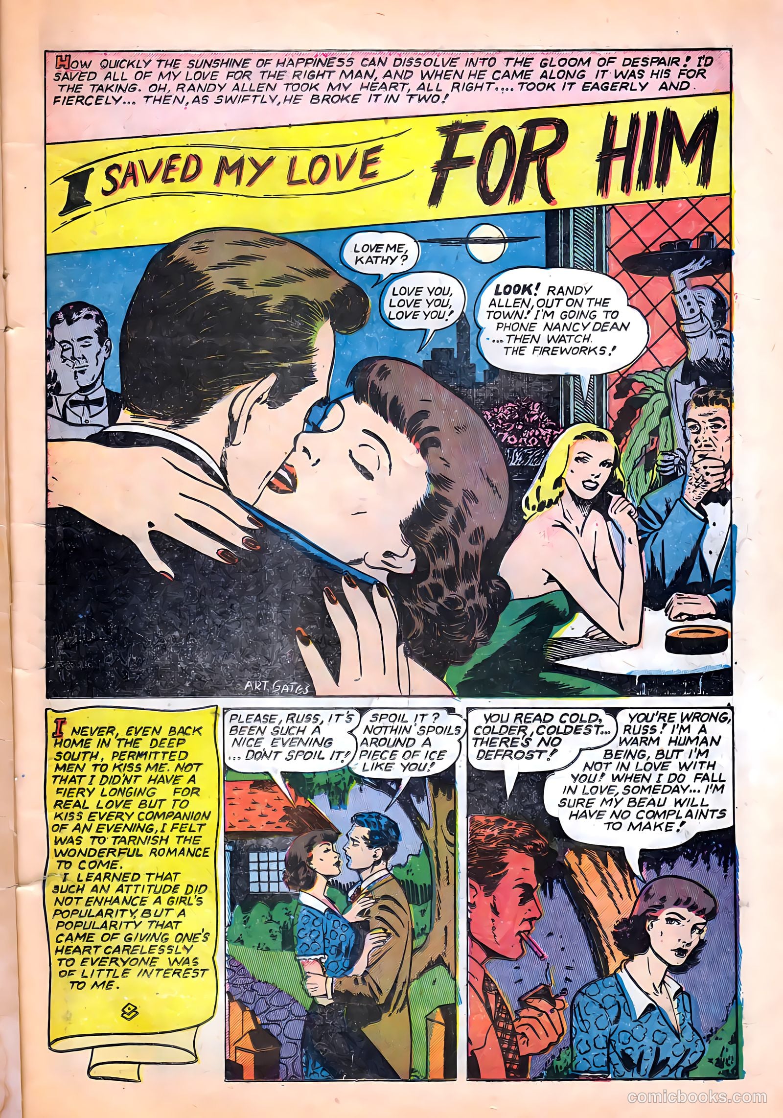 True-to-Life Romances #11 (1952) — page 3 of 37
