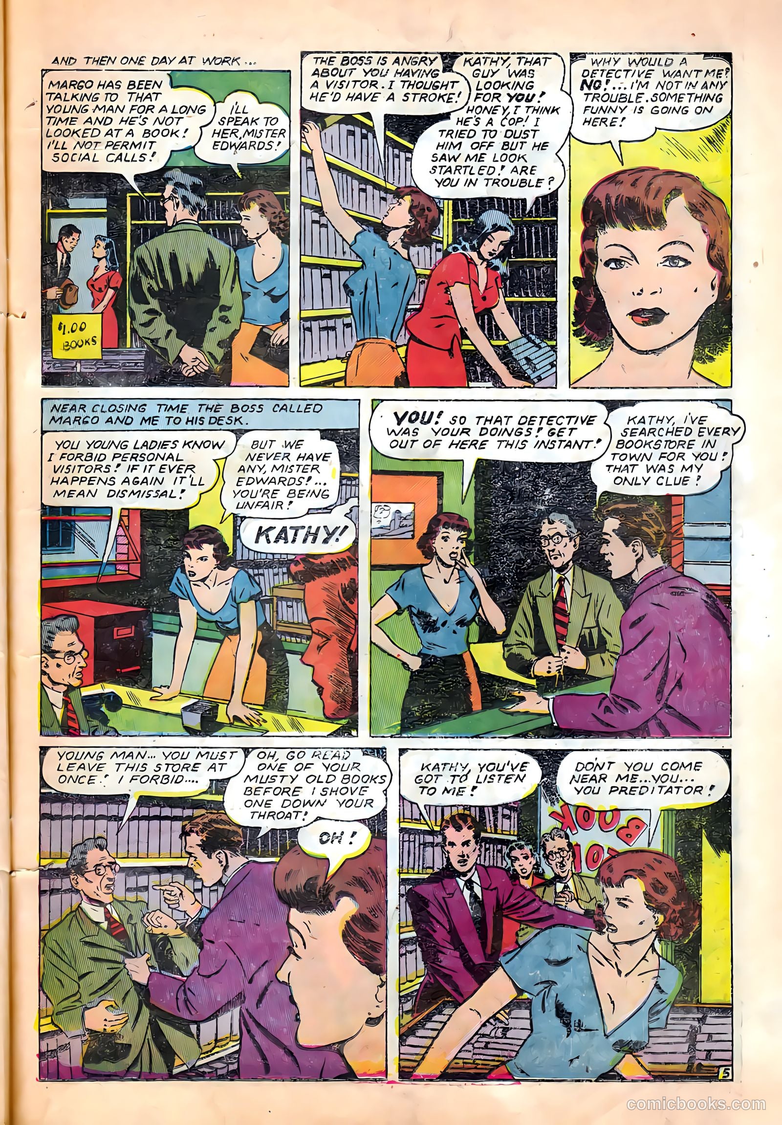 True-to-Life Romances #11 (1952) — page 7 of 37