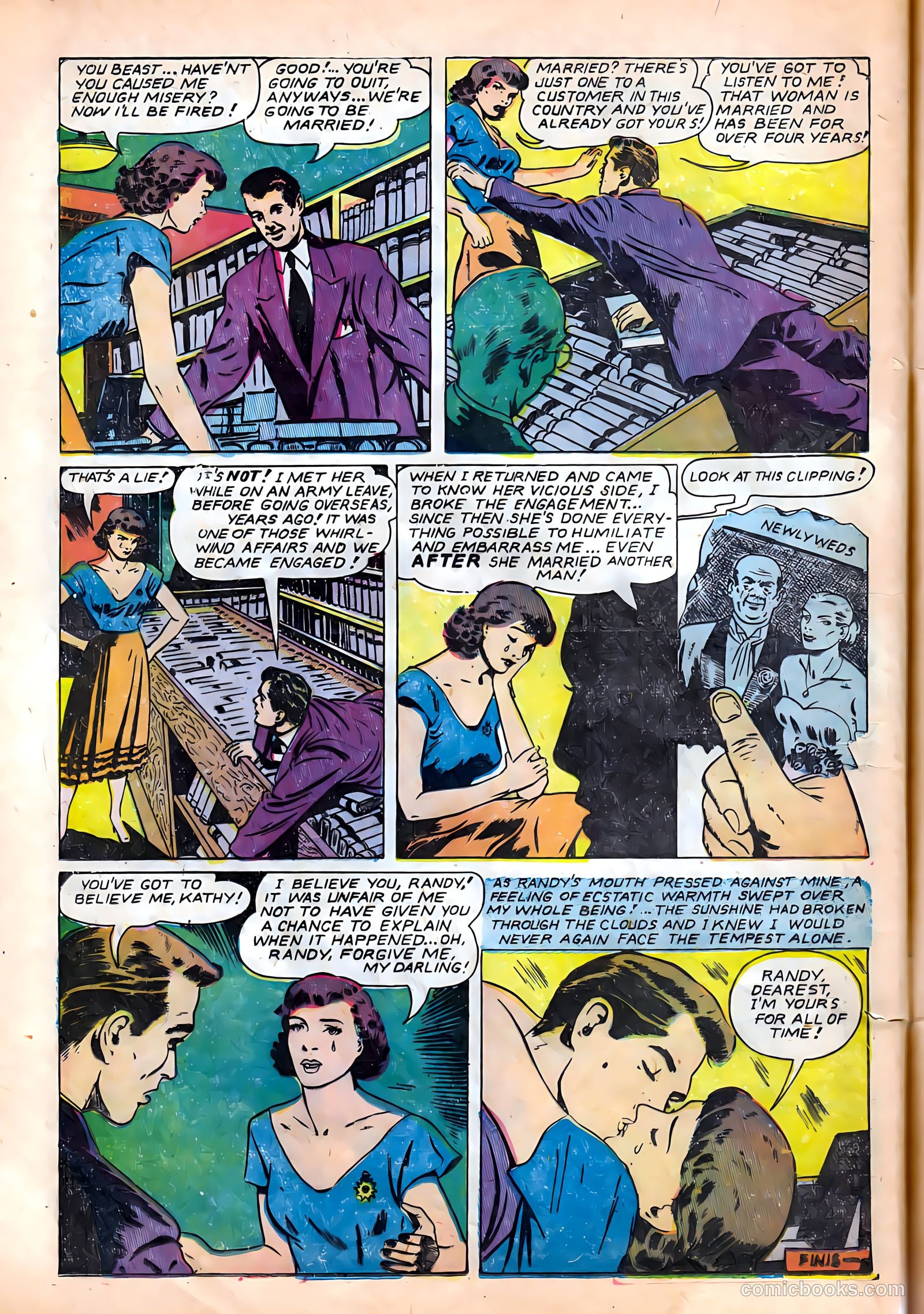 True-to-Life Romances #11 (1952) — page 8 of 37