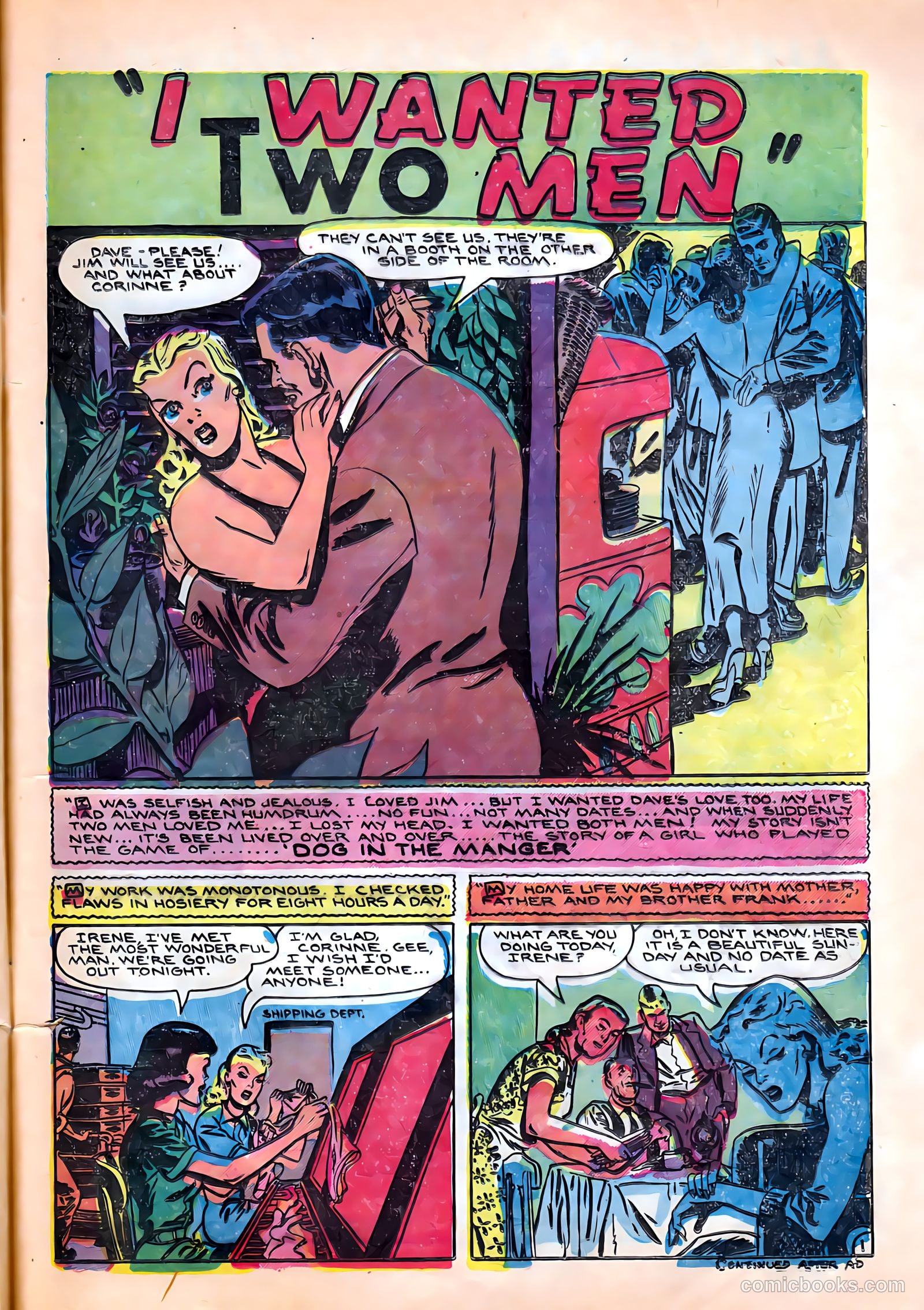 True-to-Life Romances #11 (1952) — page 9 of 37
