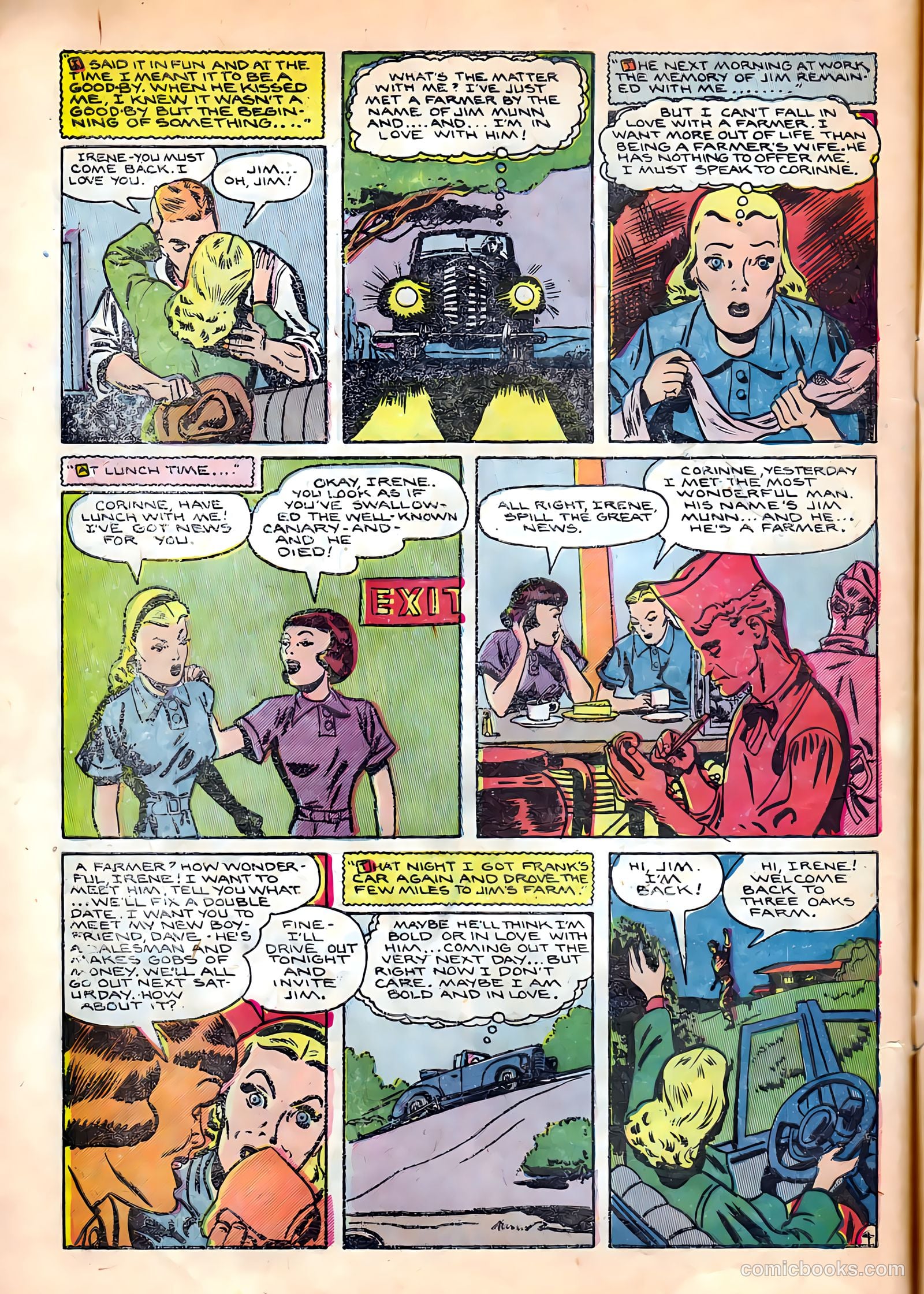 True-to-Life Romances #11 (1952) — page 14 of 37