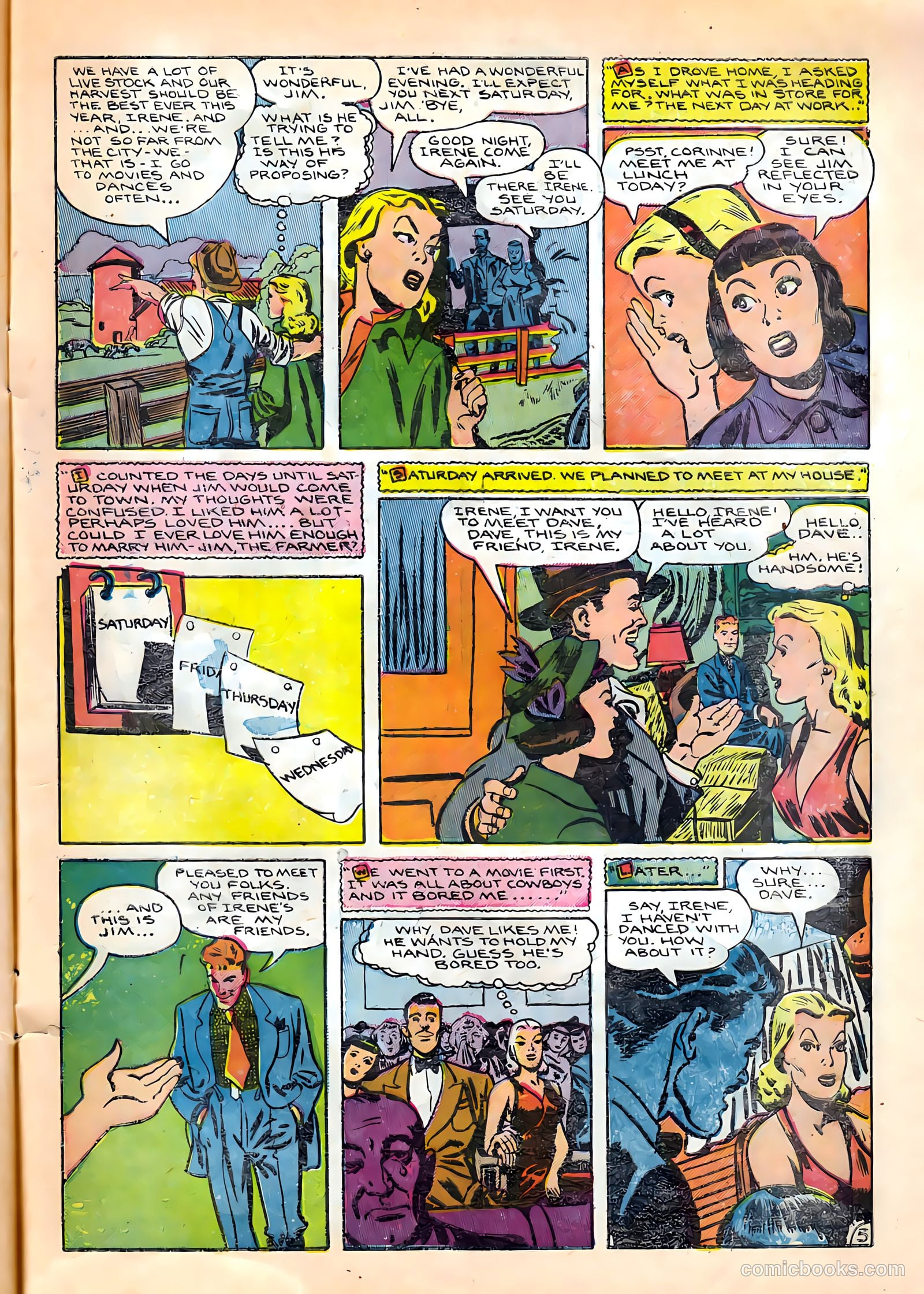 True-to-Life Romances #11 (1952) — page 15 of 37