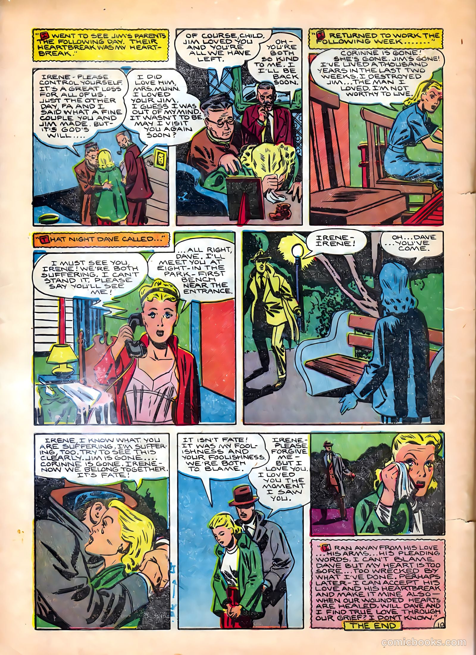 True-to-Life Romances #11 (1952) — page 20 of 37