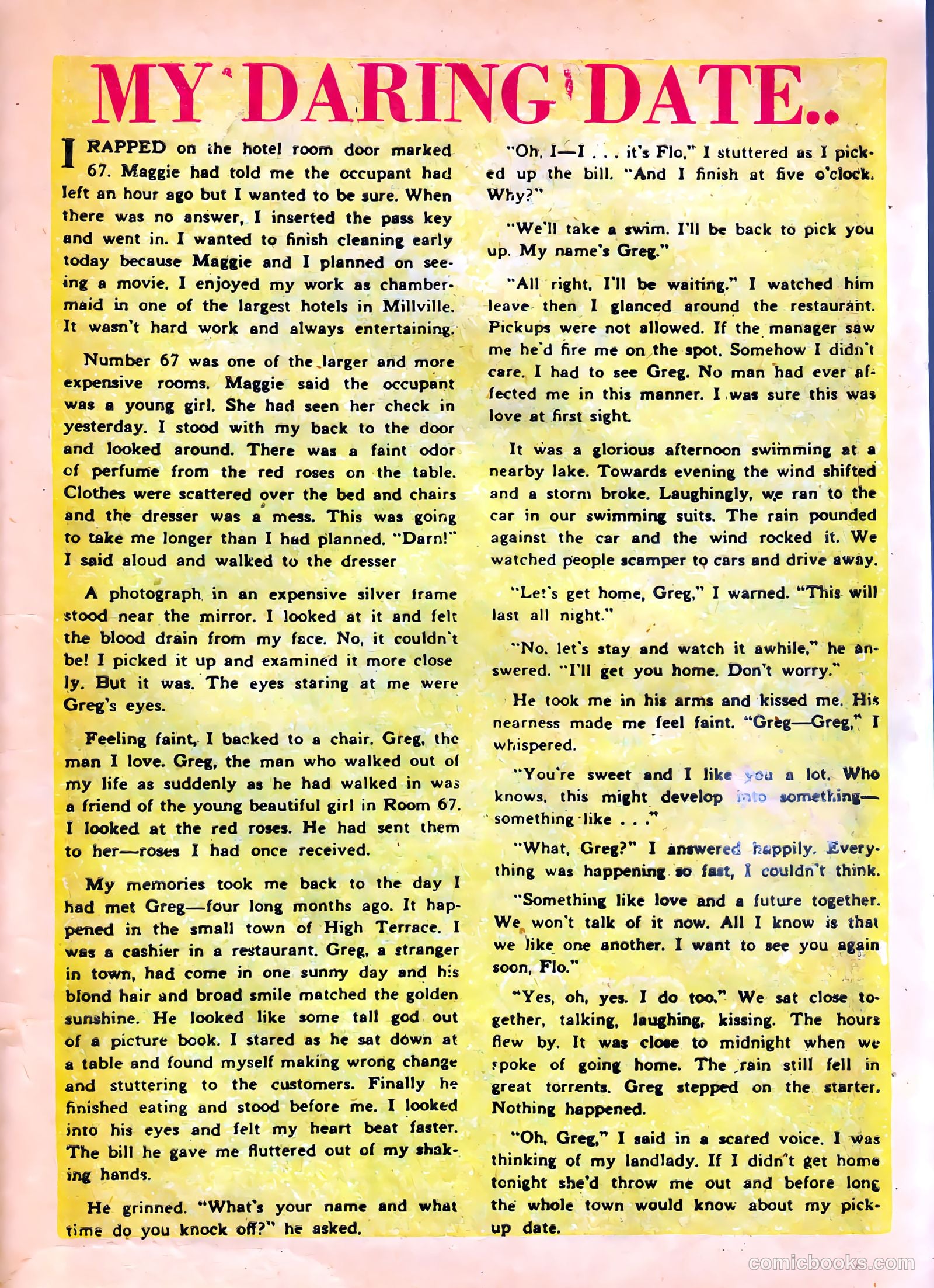 True-to-Life Romances #11 (1952) — page 21 of 37