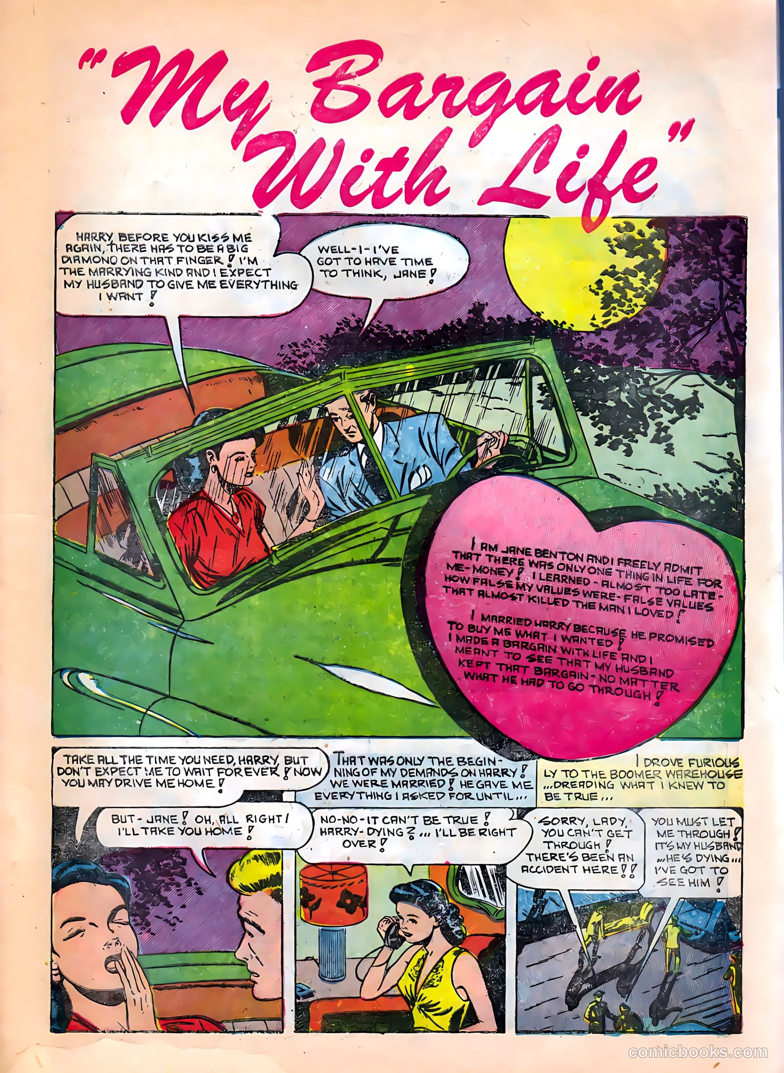 True-to-Life Romances #11 (1952) — page 23 of 37