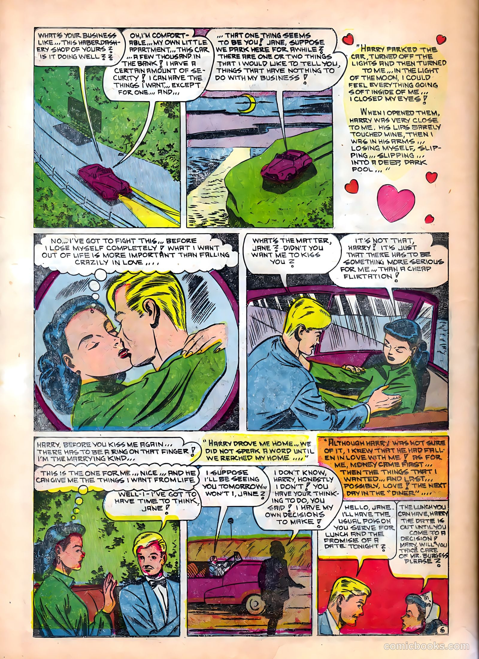 True-to-Life Romances #11 (1952) — page 30 of 37