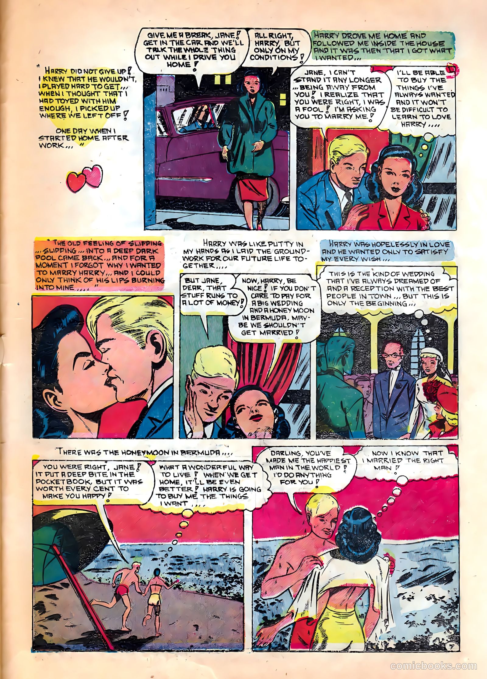 True-to-Life Romances #11 (1952) — page 31 of 37