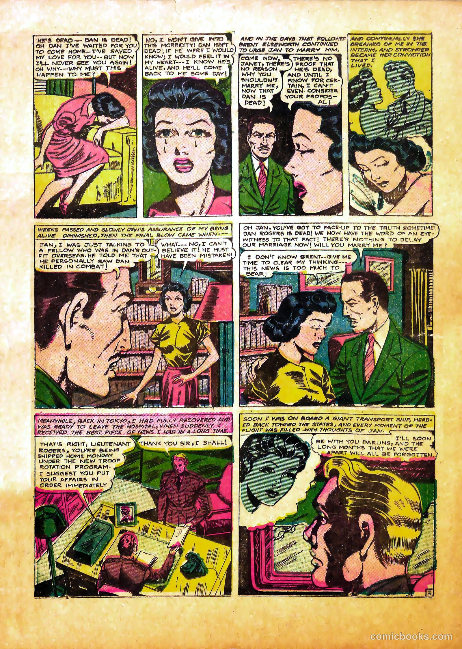 True-to-Life Romances #13 (1952) — page 7 of 36