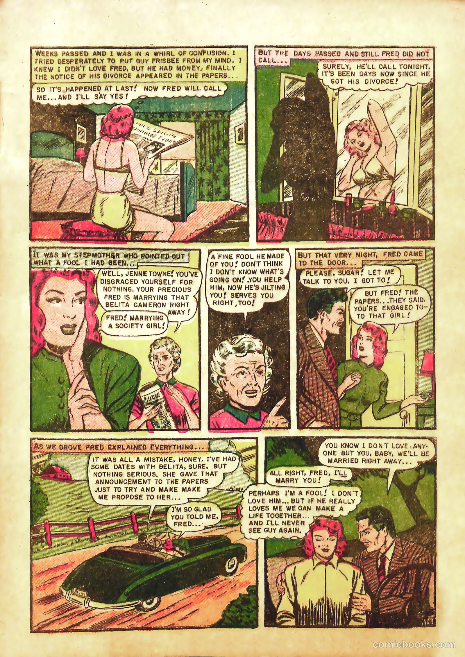 True-to-Life Romances #13 (1952) — page 17 of 36