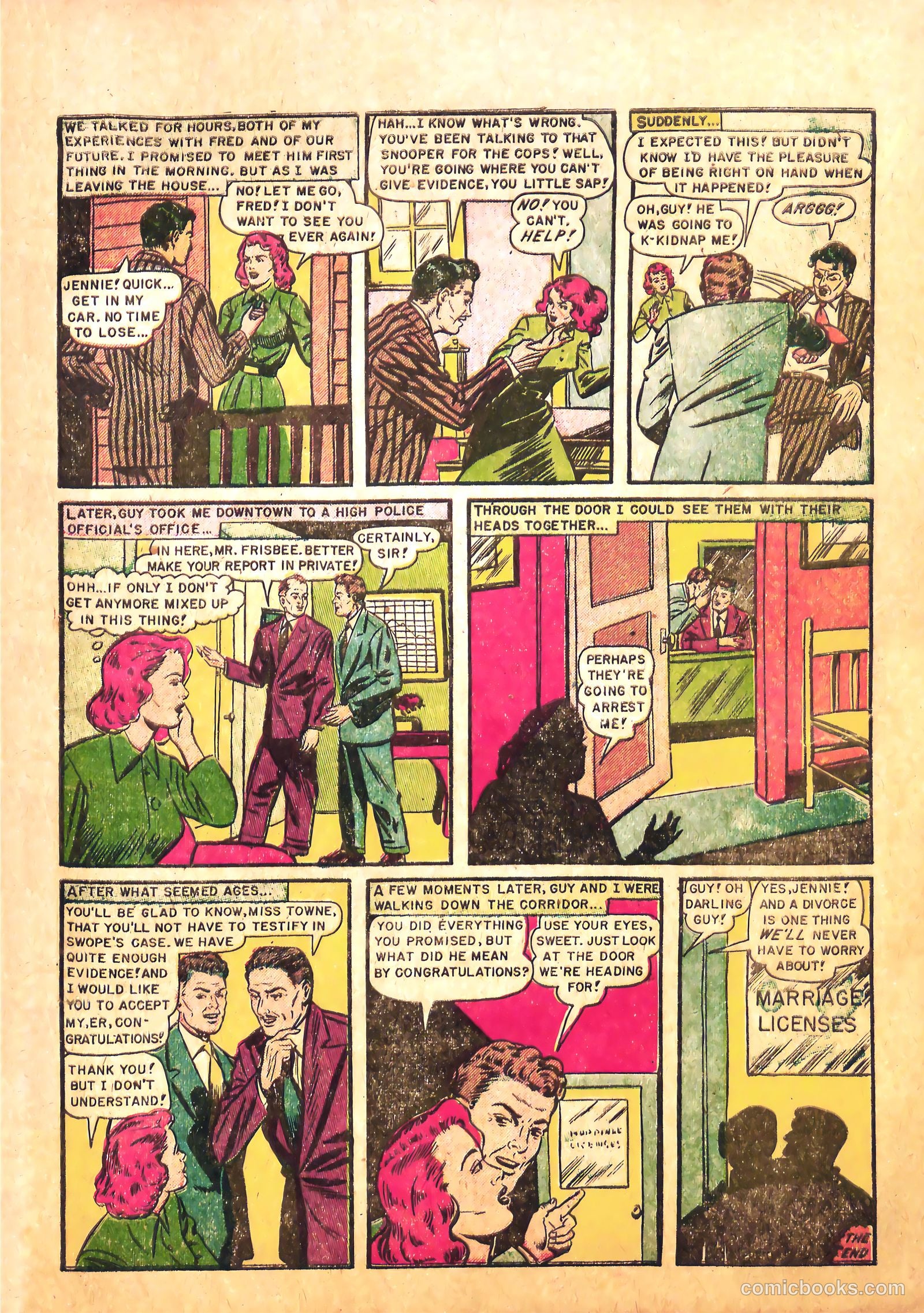 True-to-Life Romances #13 (1952) — page 19 of 36
