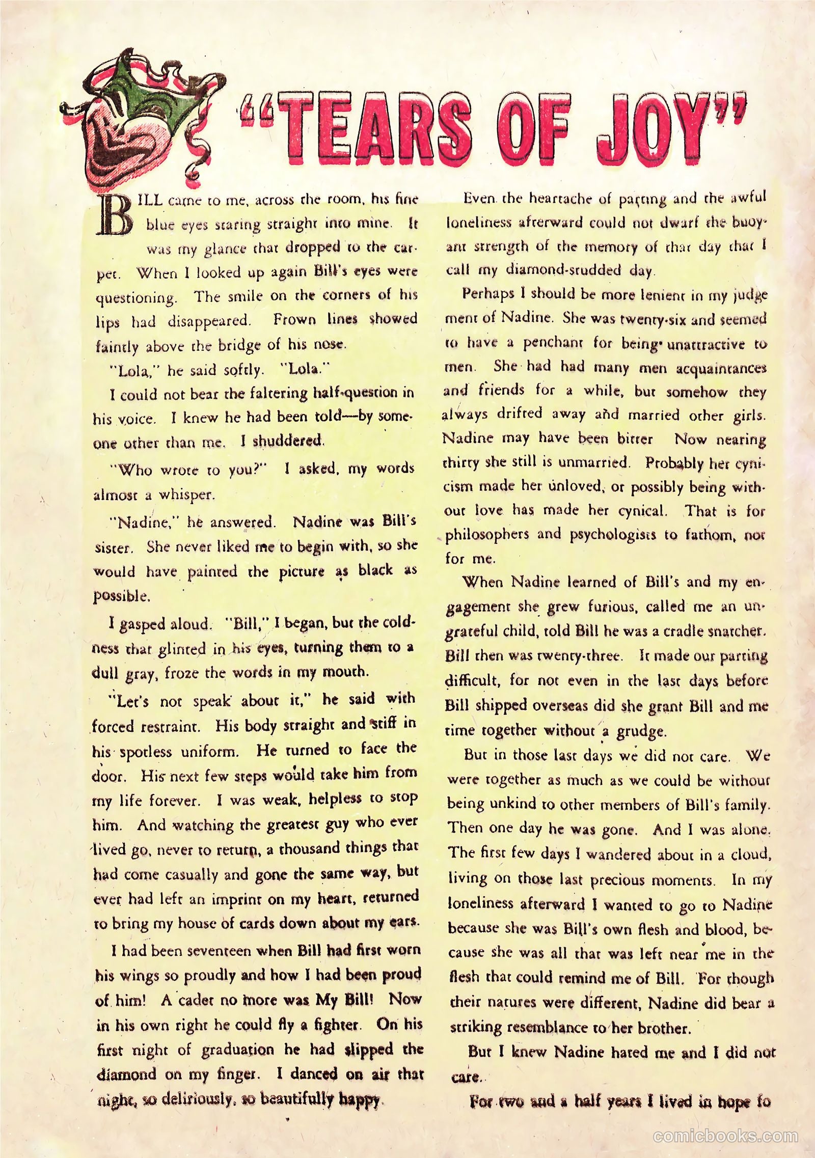True-to-Life Romances #13 (1952) — page 20 of 36