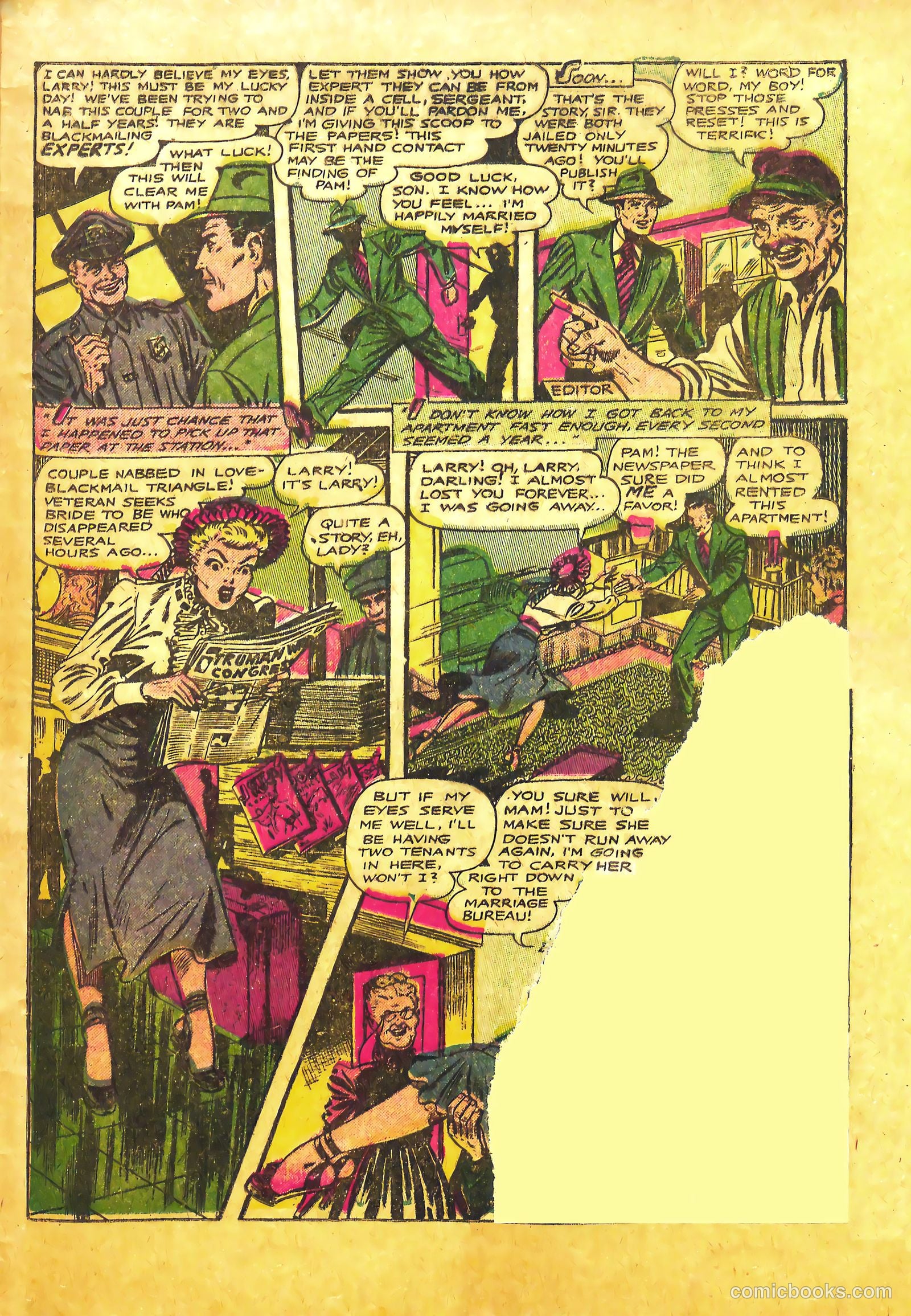 True-to-Life Romances #13 (1952) — page 33 of 36