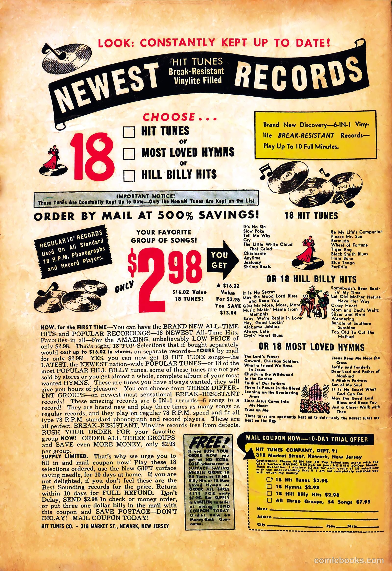 True-to-Life Romances #13 (1952) — page 36 of 36