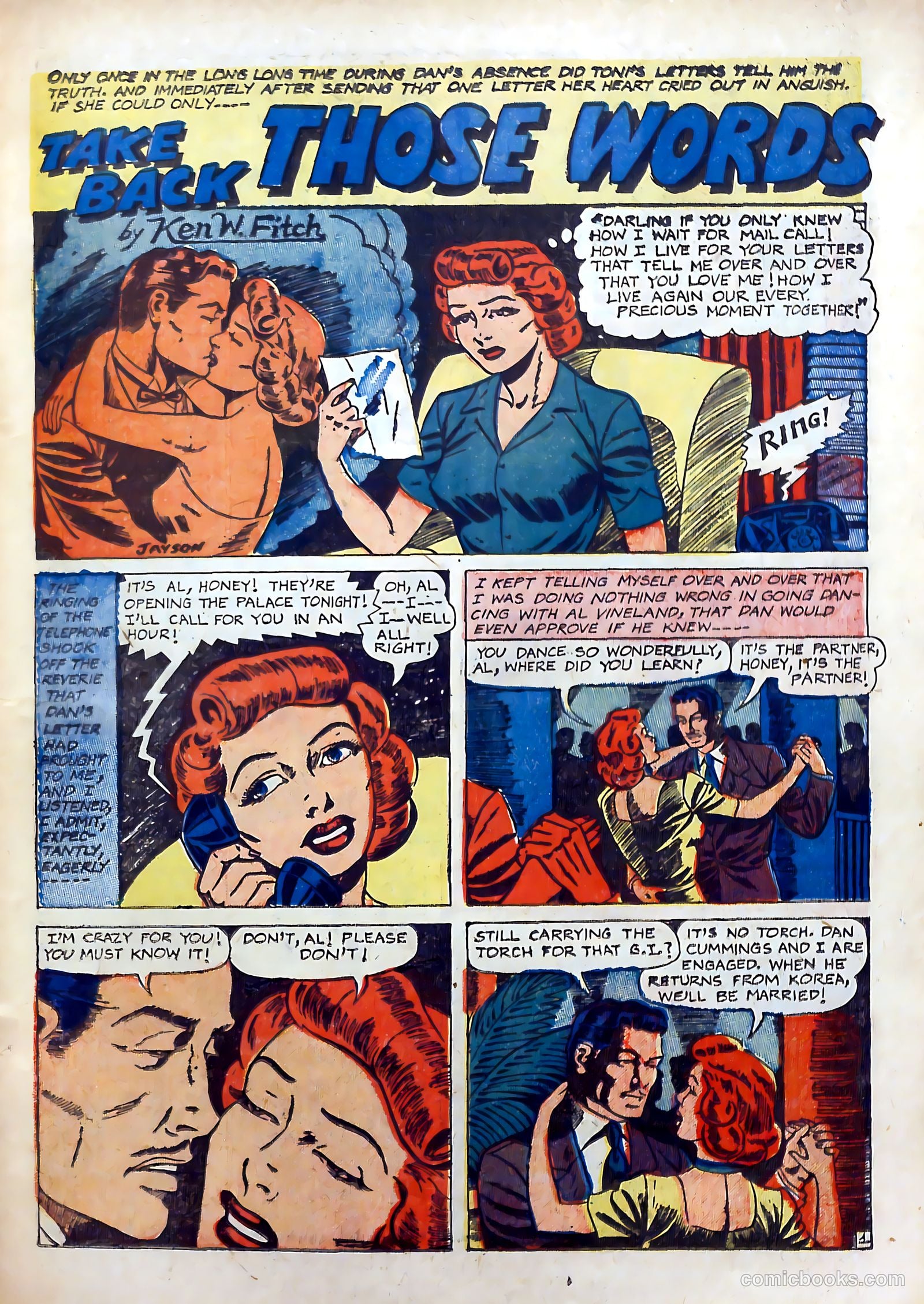 True-to-Life Romances #15 (1953) — page 3 of 36
