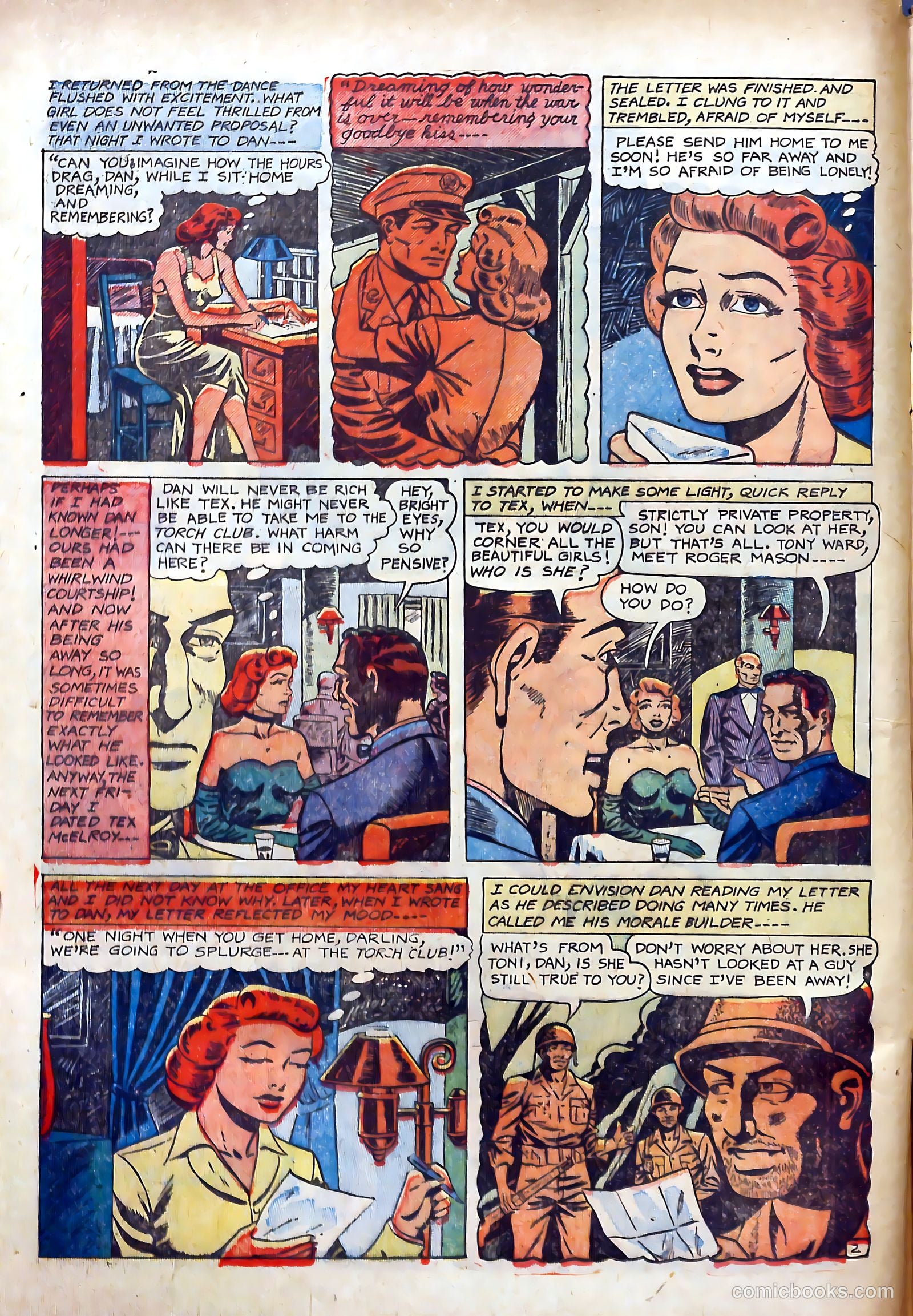 True-to-Life Romances #15 (1953) — page 4 of 36