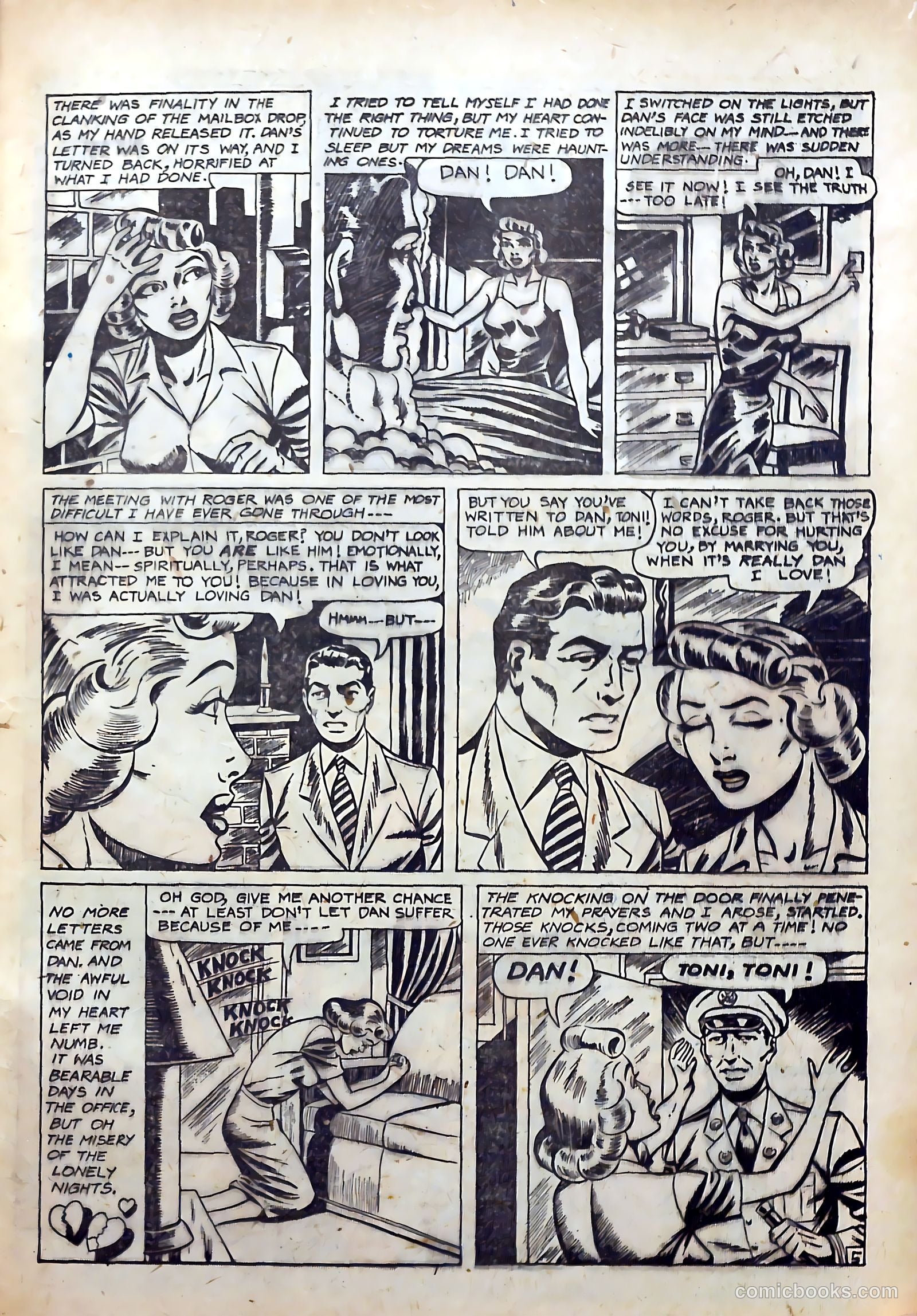 True-to-Life Romances #15 (1953) — page 7 of 36