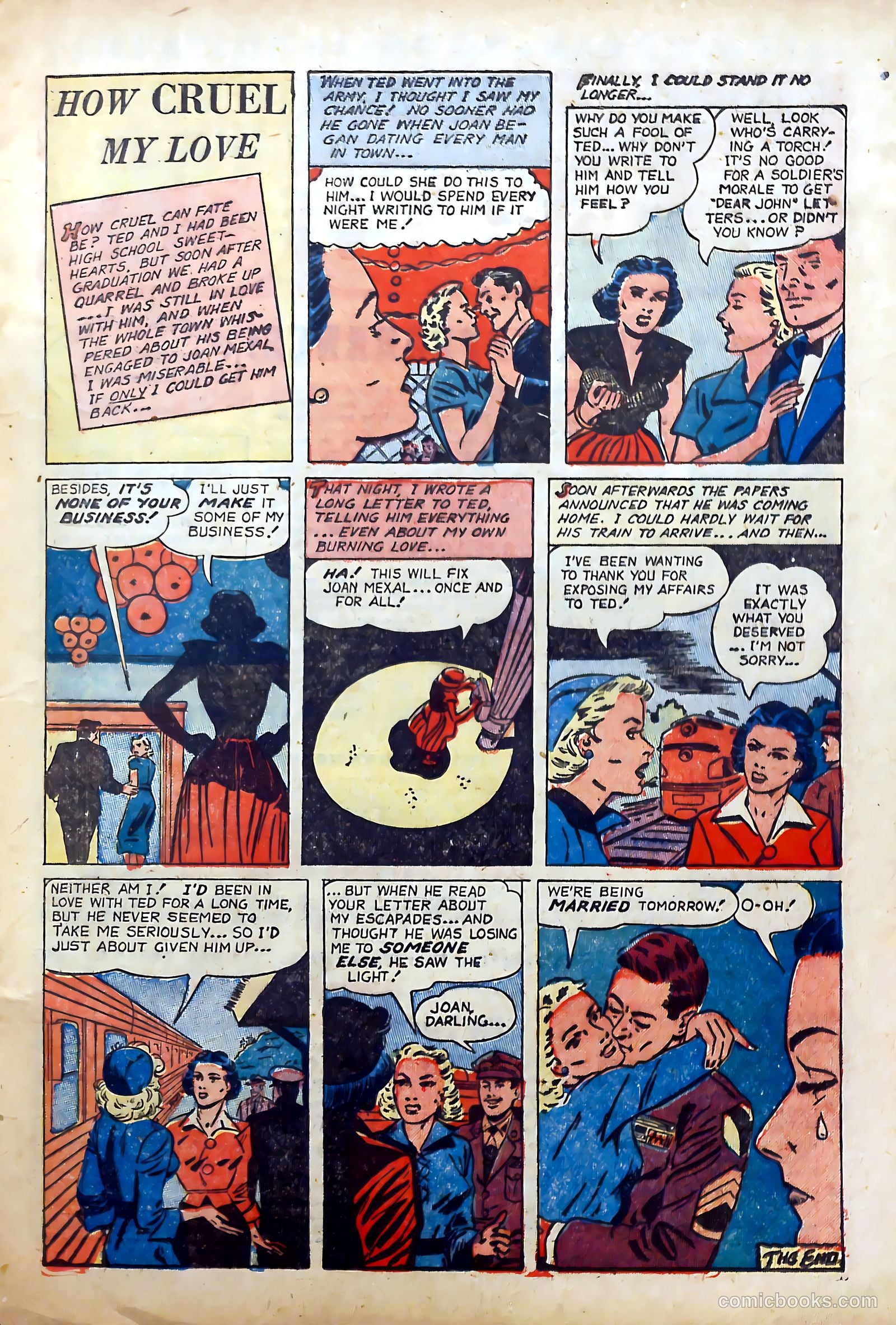 True-to-Life Romances #15 (1953) — page 9 of 36