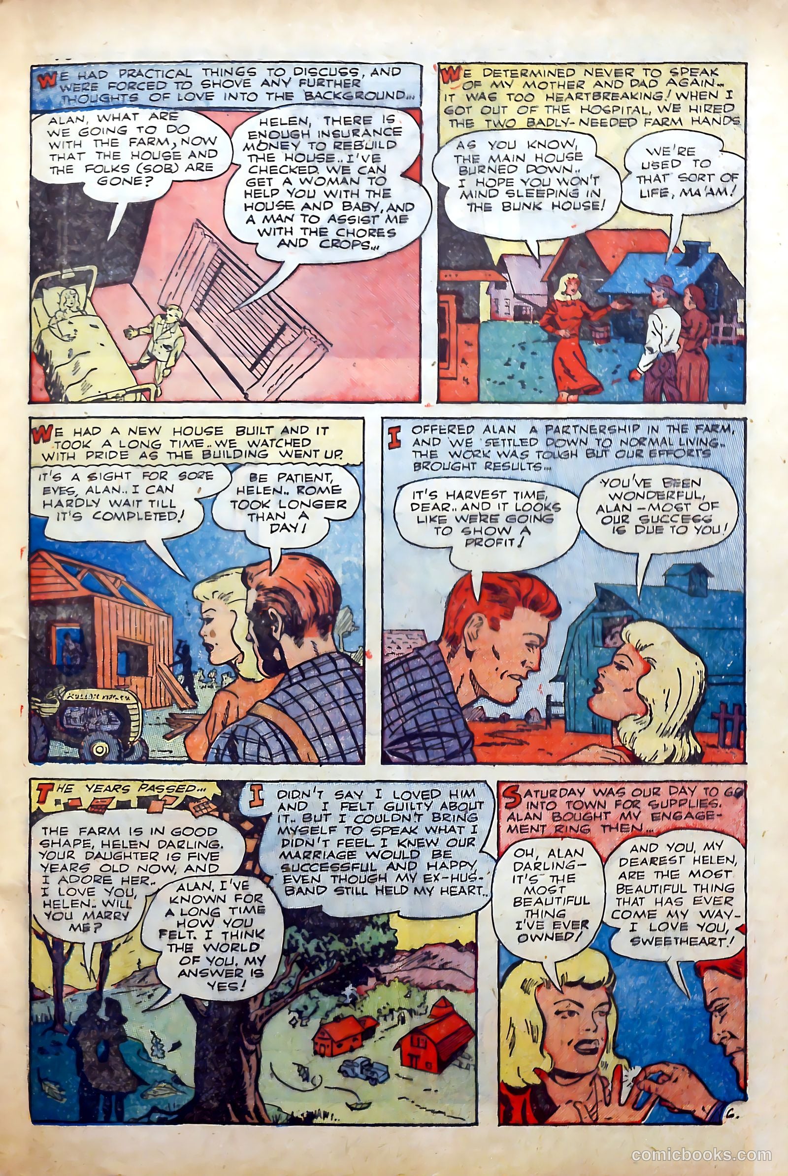 True-to-Life Romances #15 (1953) — page 17 of 36
