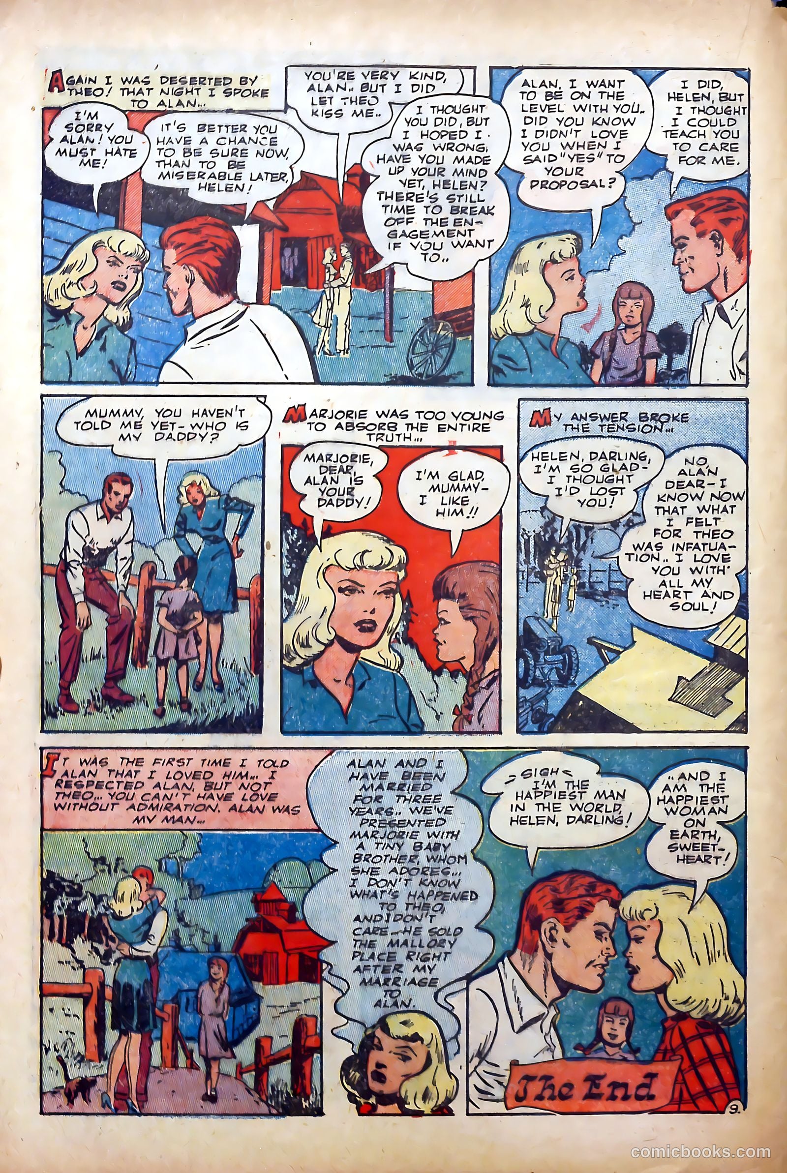 True-to-Life Romances #15 (1953) — page 20 of 36