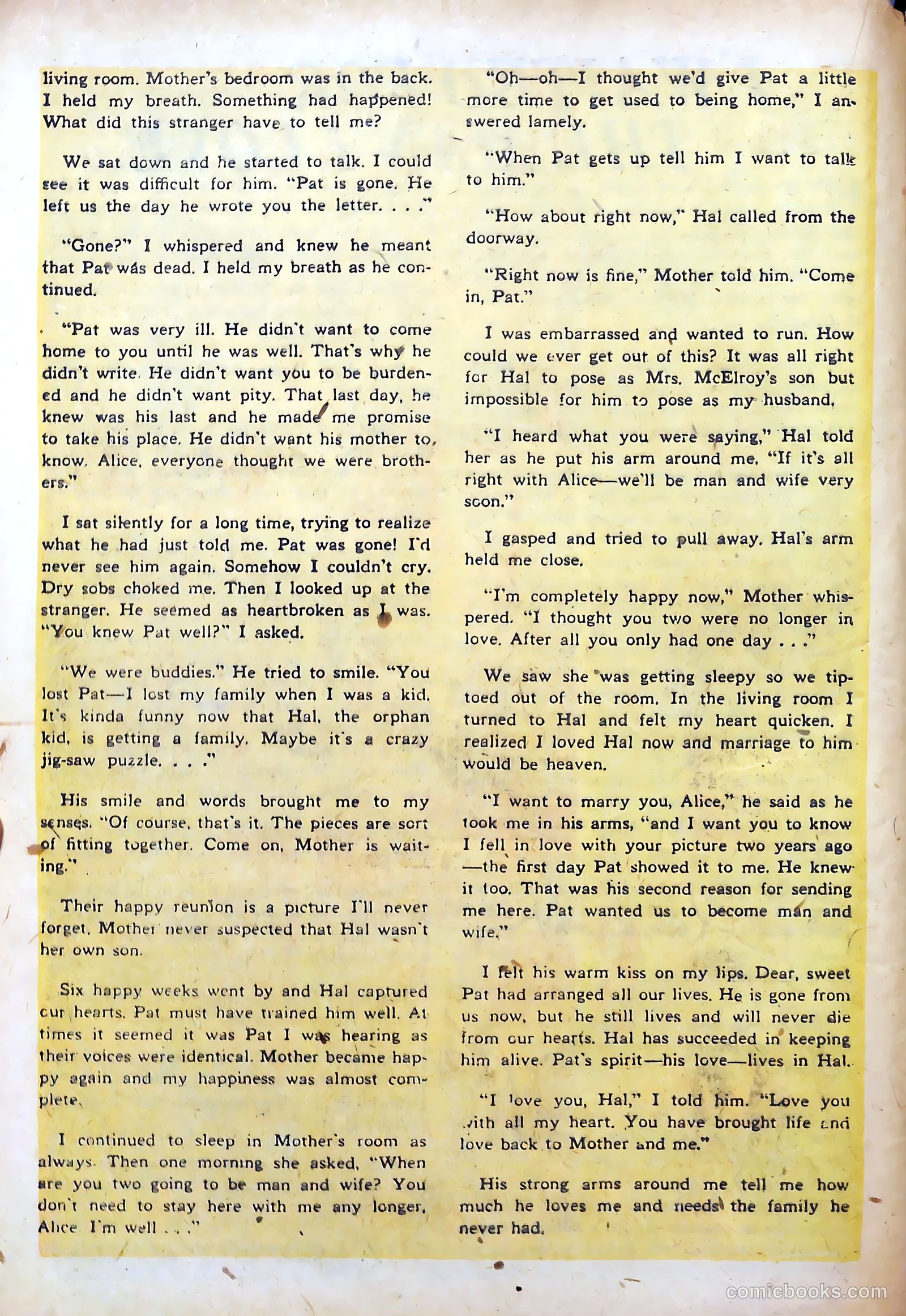 True-to-Life Romances #15 (1953) — page 22 of 36
