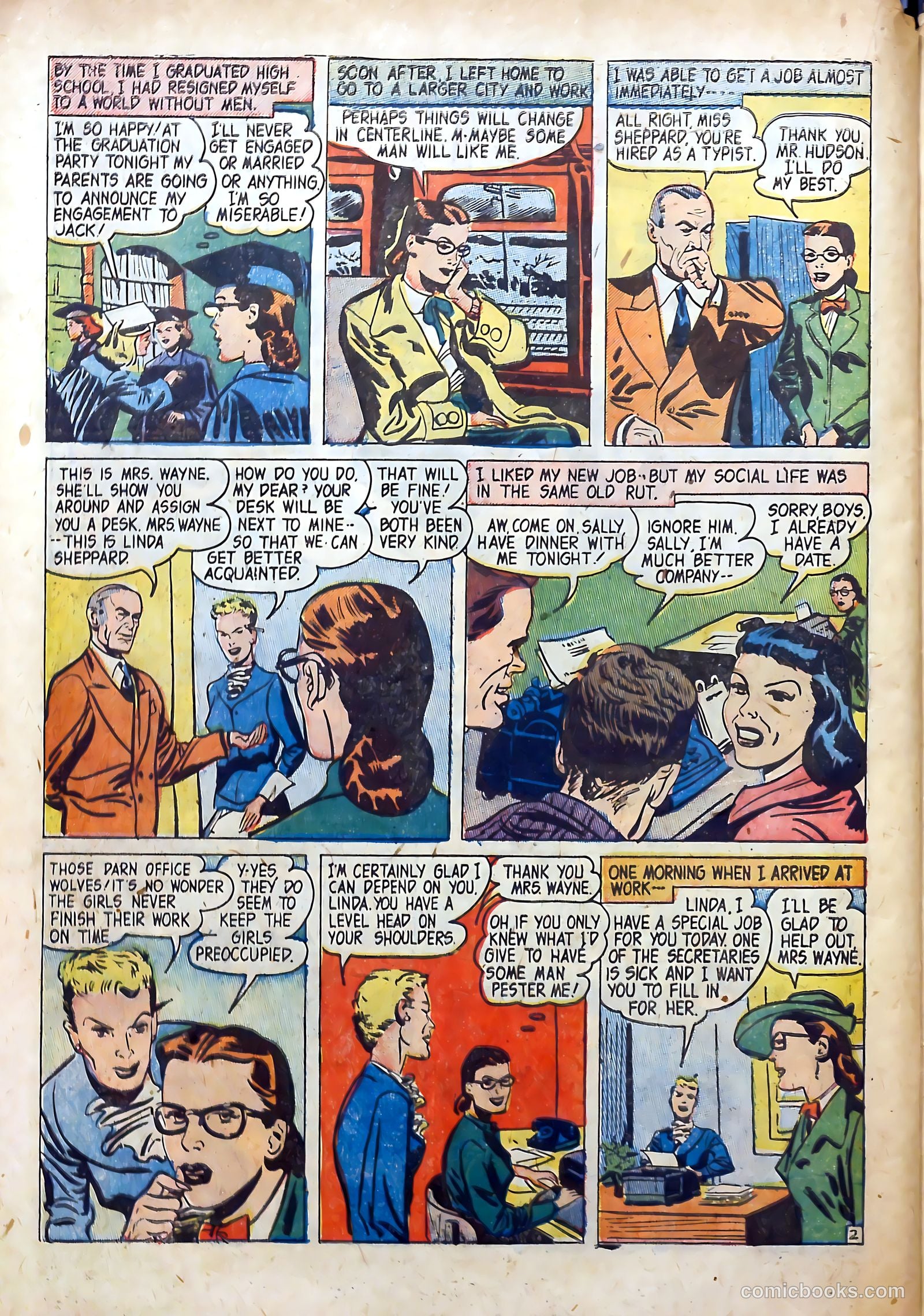True-to-Life Romances #15 (1953) — page 24 of 36