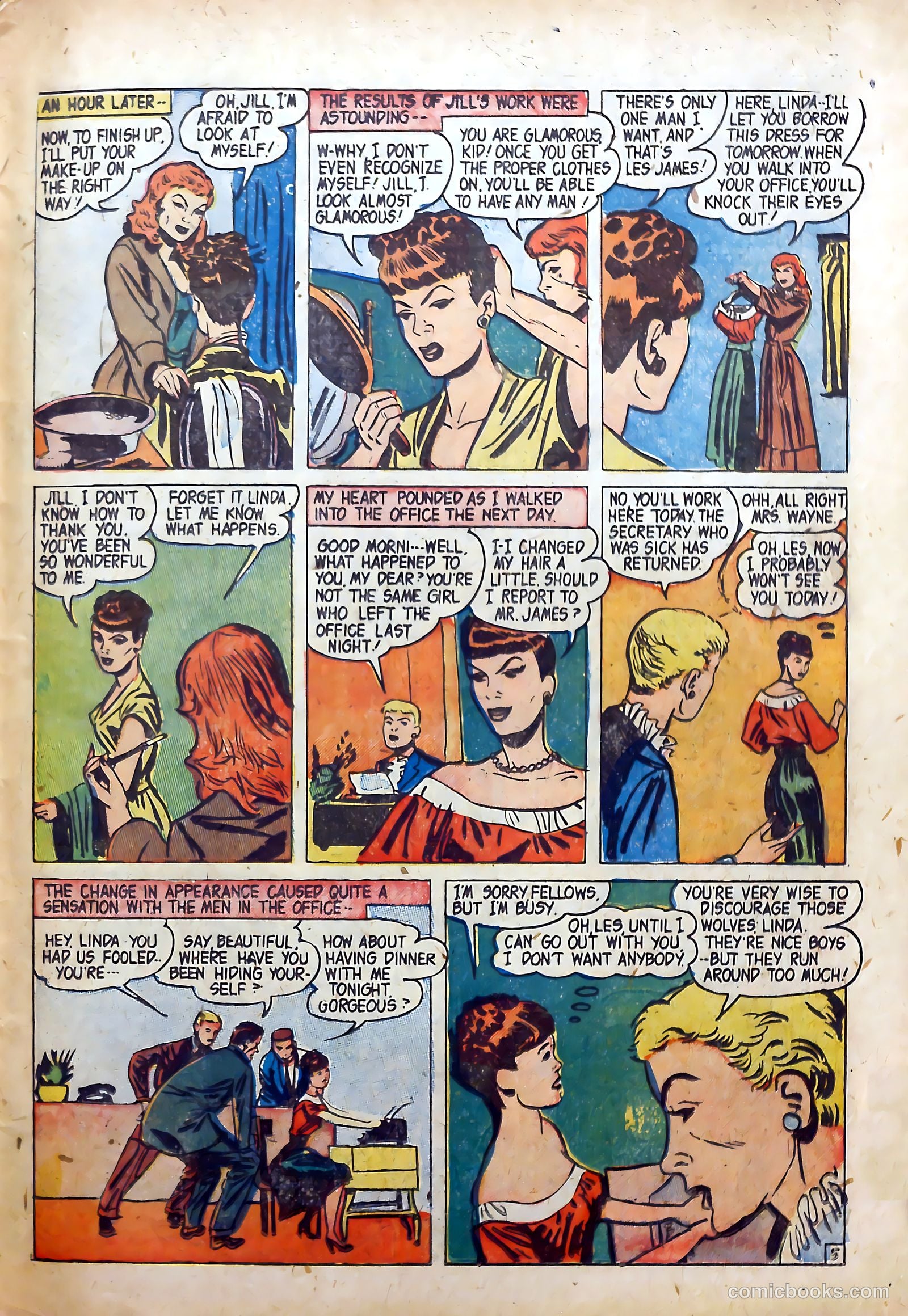 True-to-Life Romances #15 (1953) — page 29 of 36