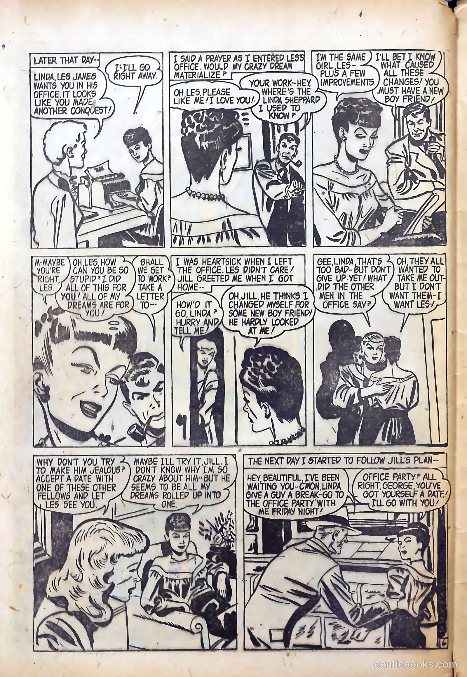 True-to-Life Romances #15 (1953) — page 30 of 36