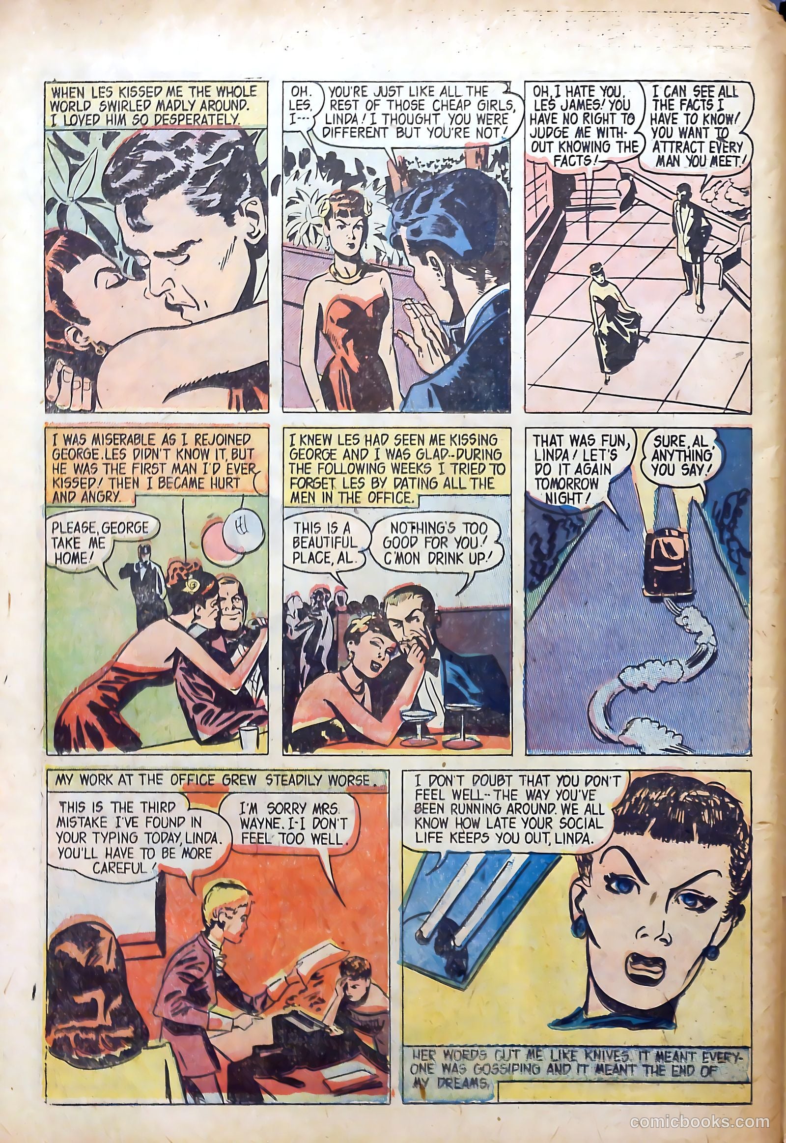 True-to-Life Romances #15 (1953) — page 32 of 36