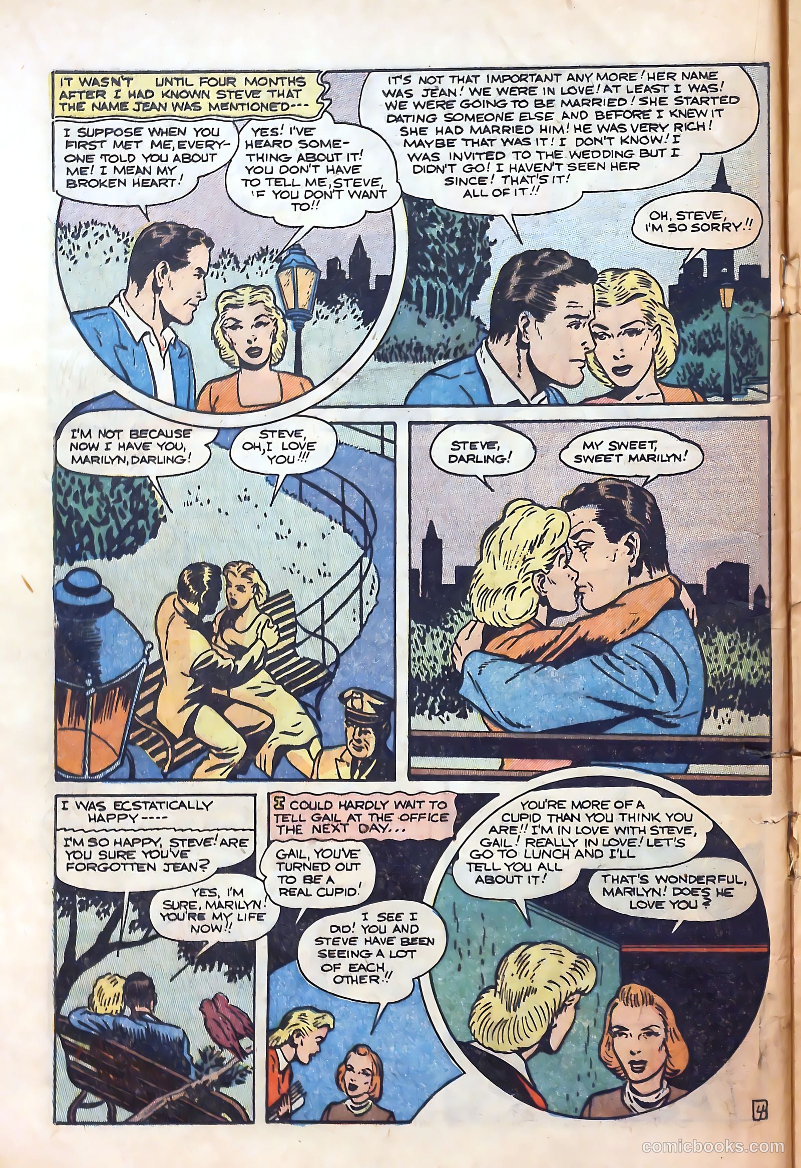 True-to-Life Romances #18 (1953) — page 16 of 36