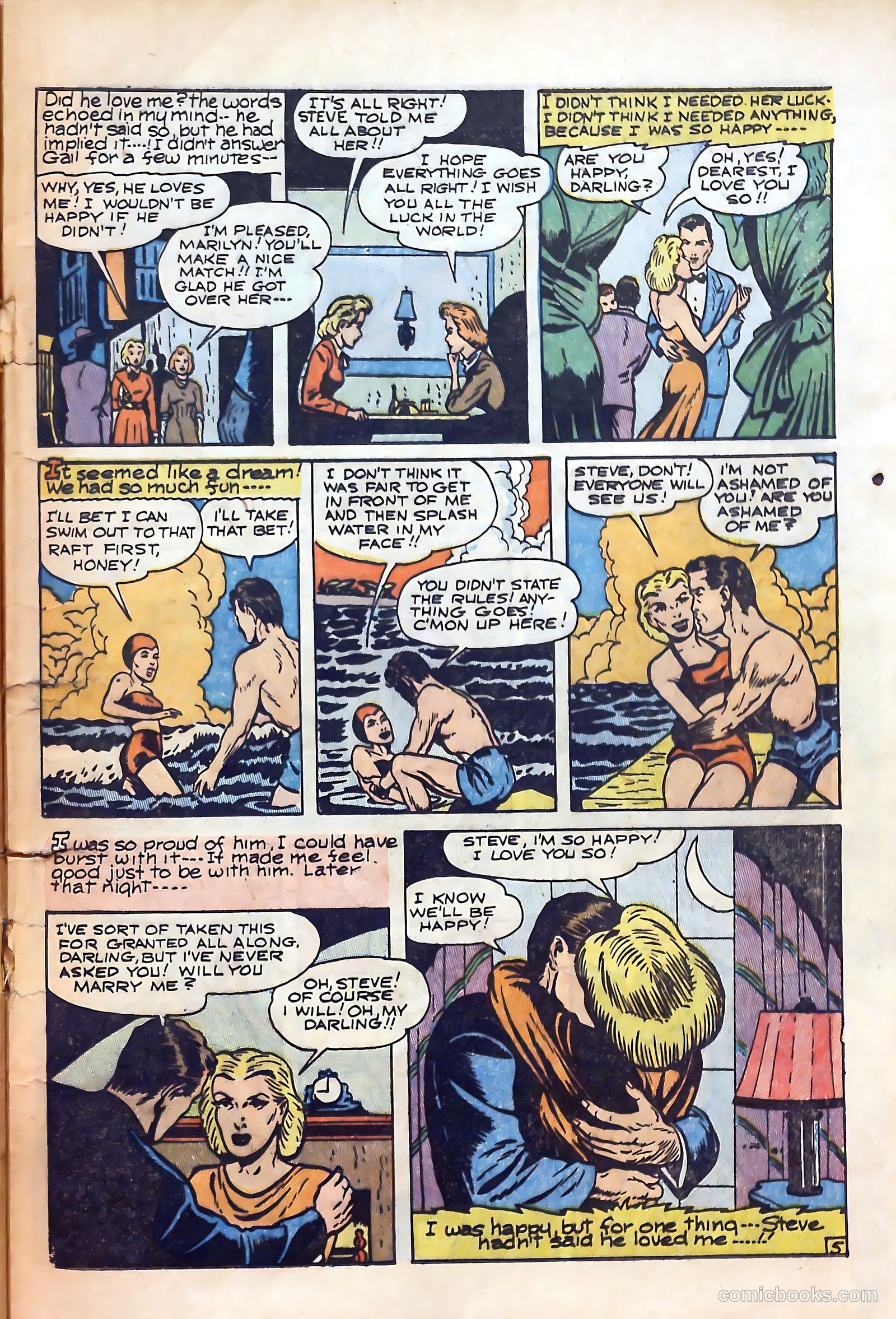 True-to-Life Romances #18 (1953) — page 17 of 36