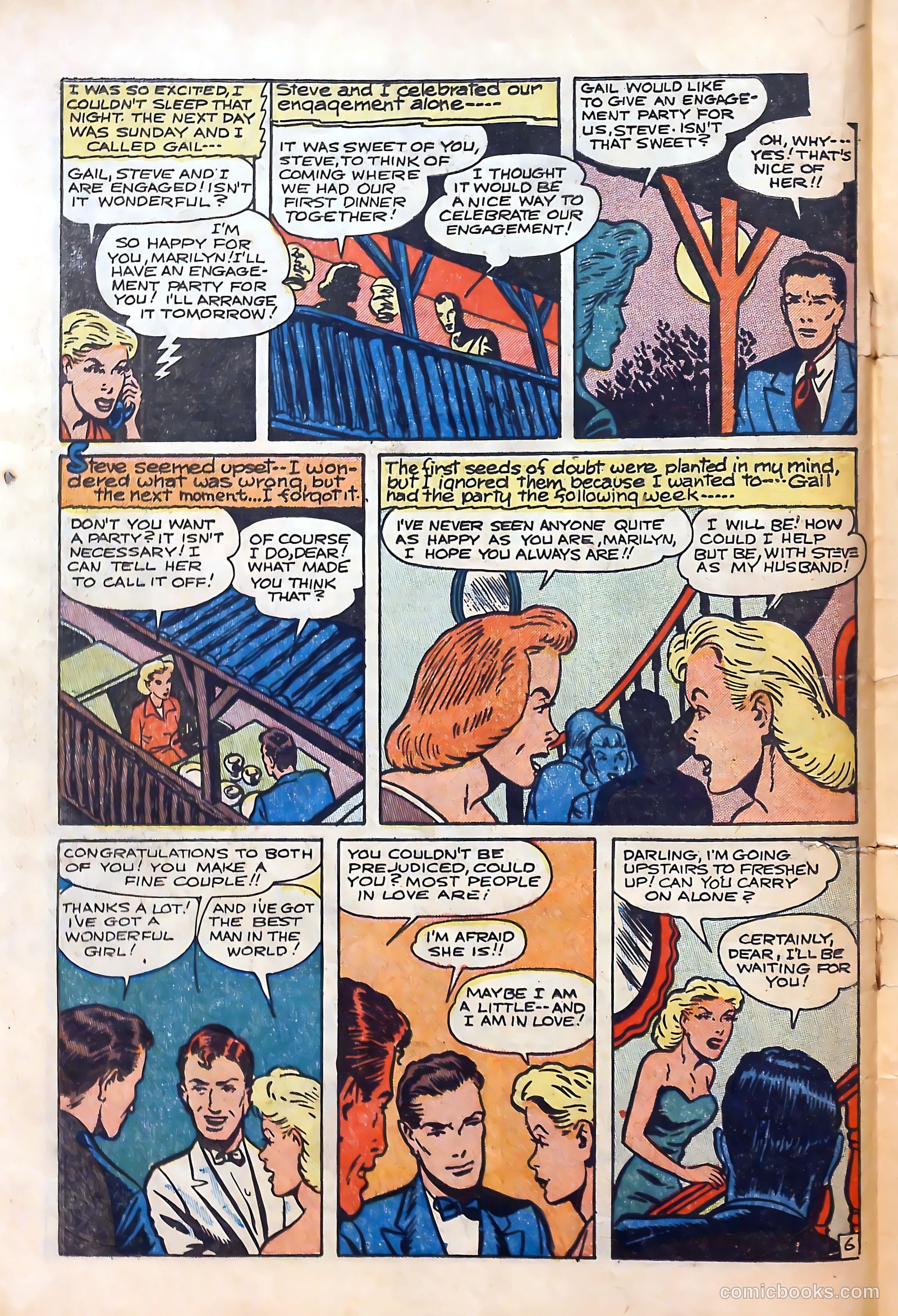 True-to-Life Romances #18 (1953) — page 18 of 36