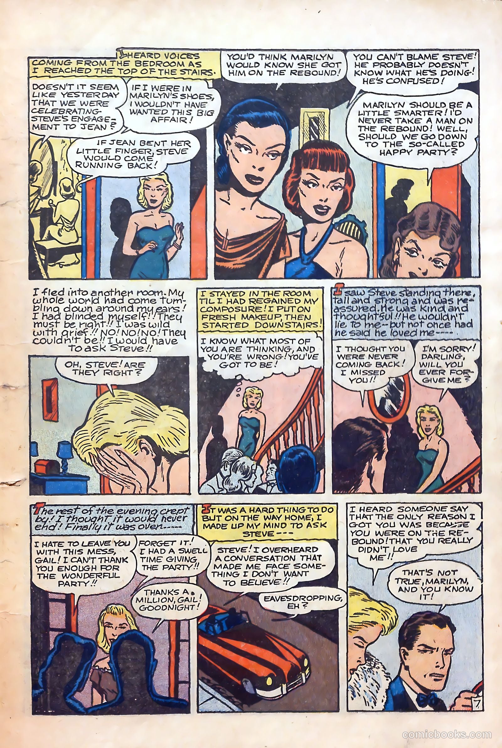True-to-Life Romances #18 (1953) — page 19 of 36