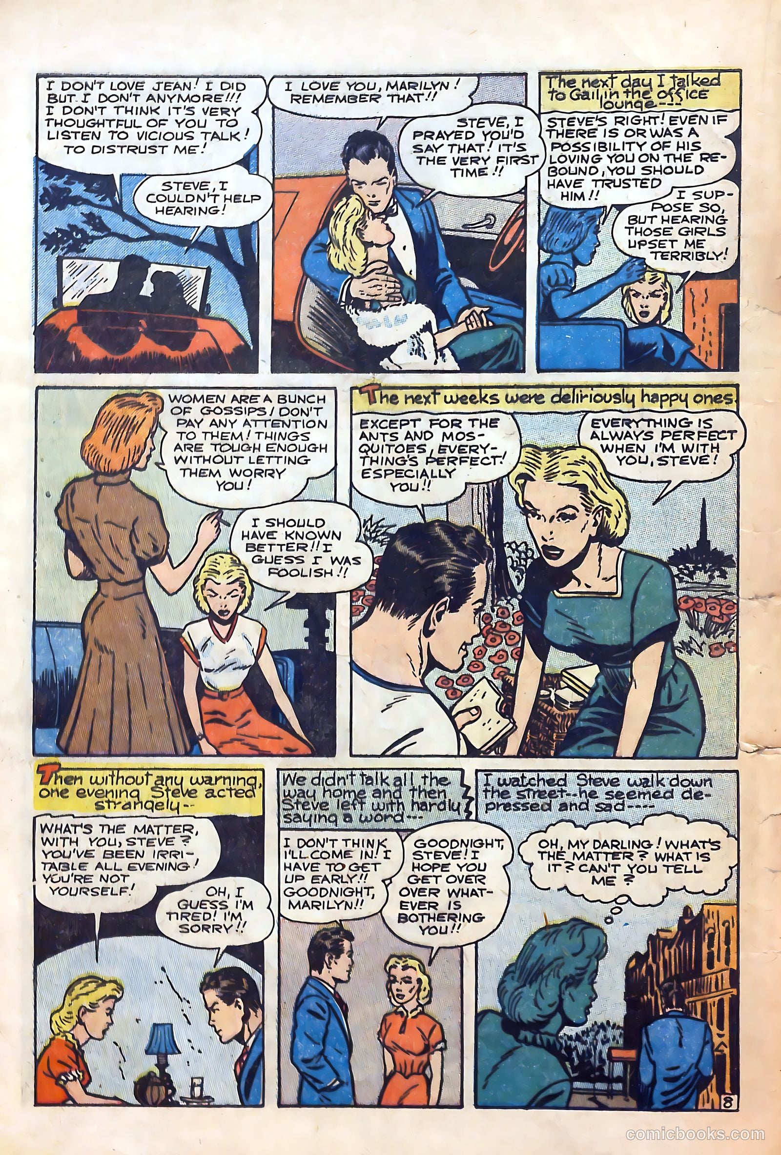 True-to-Life Romances #18 (1953) — page 20 of 36