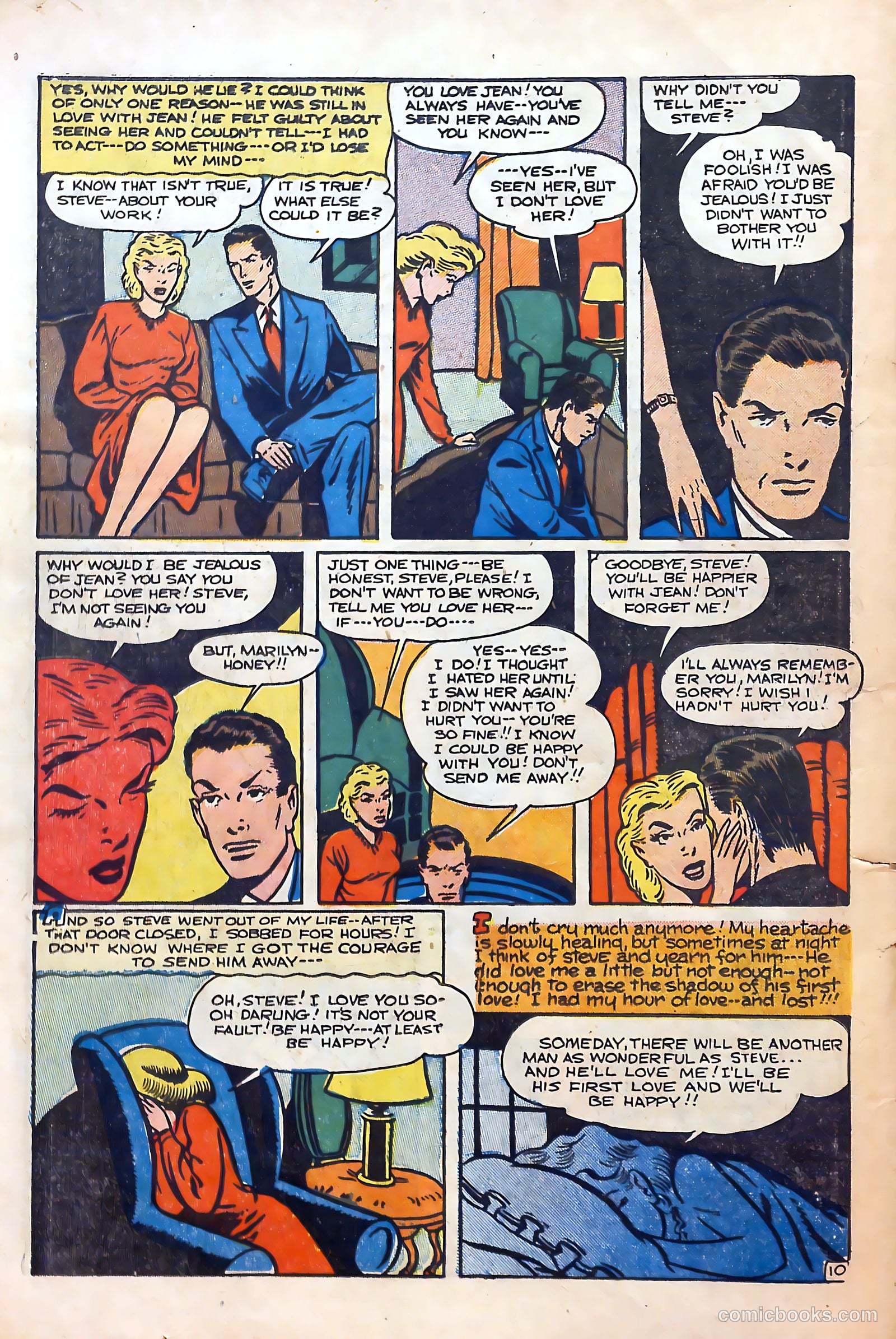 True-to-Life Romances #18 (1953) — page 22 of 36
