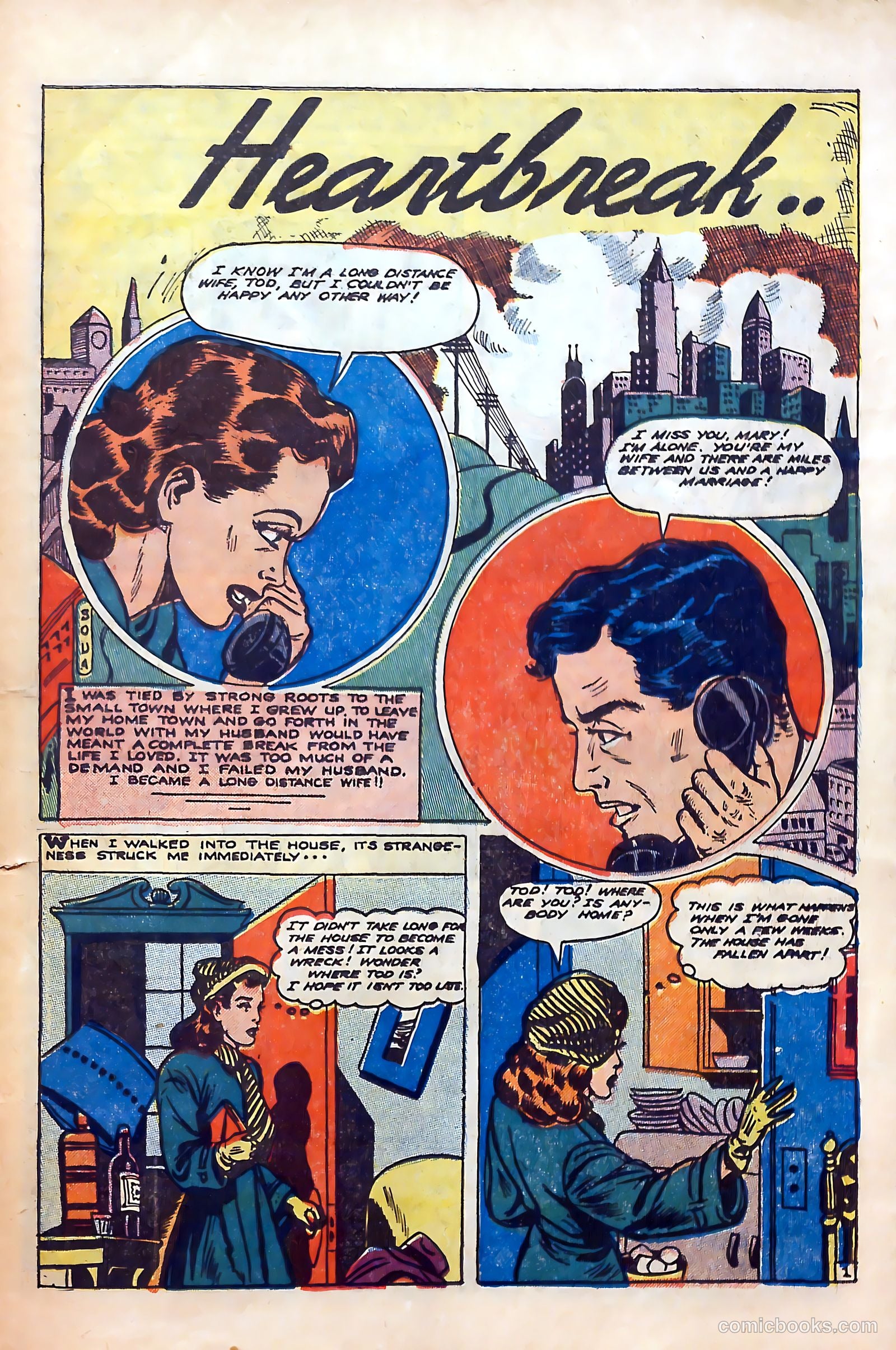 True-to-Life Romances #18 (1953) — page 23 of 36