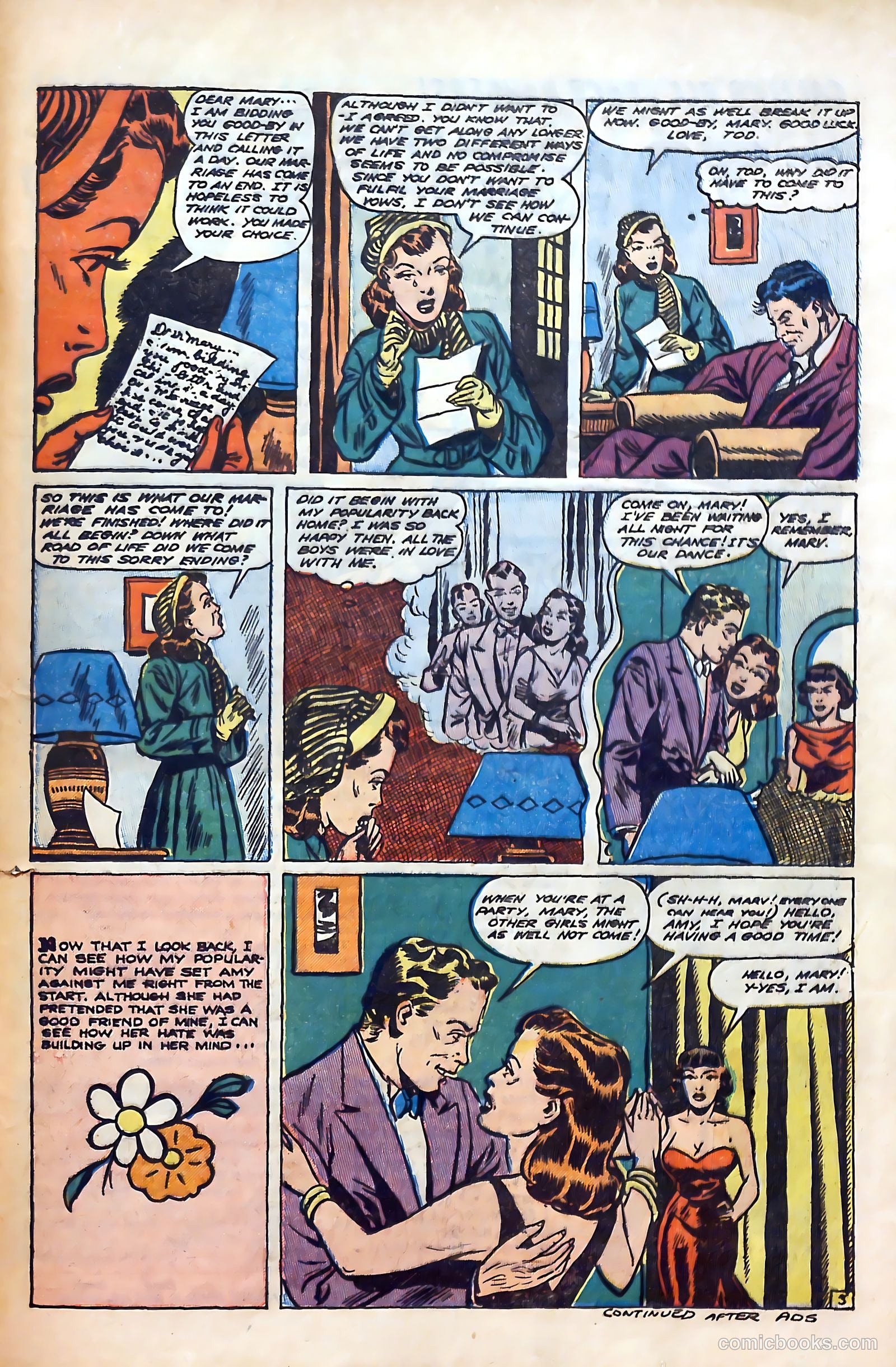 True-to-Life Romances #18 (1953) — page 25 of 36