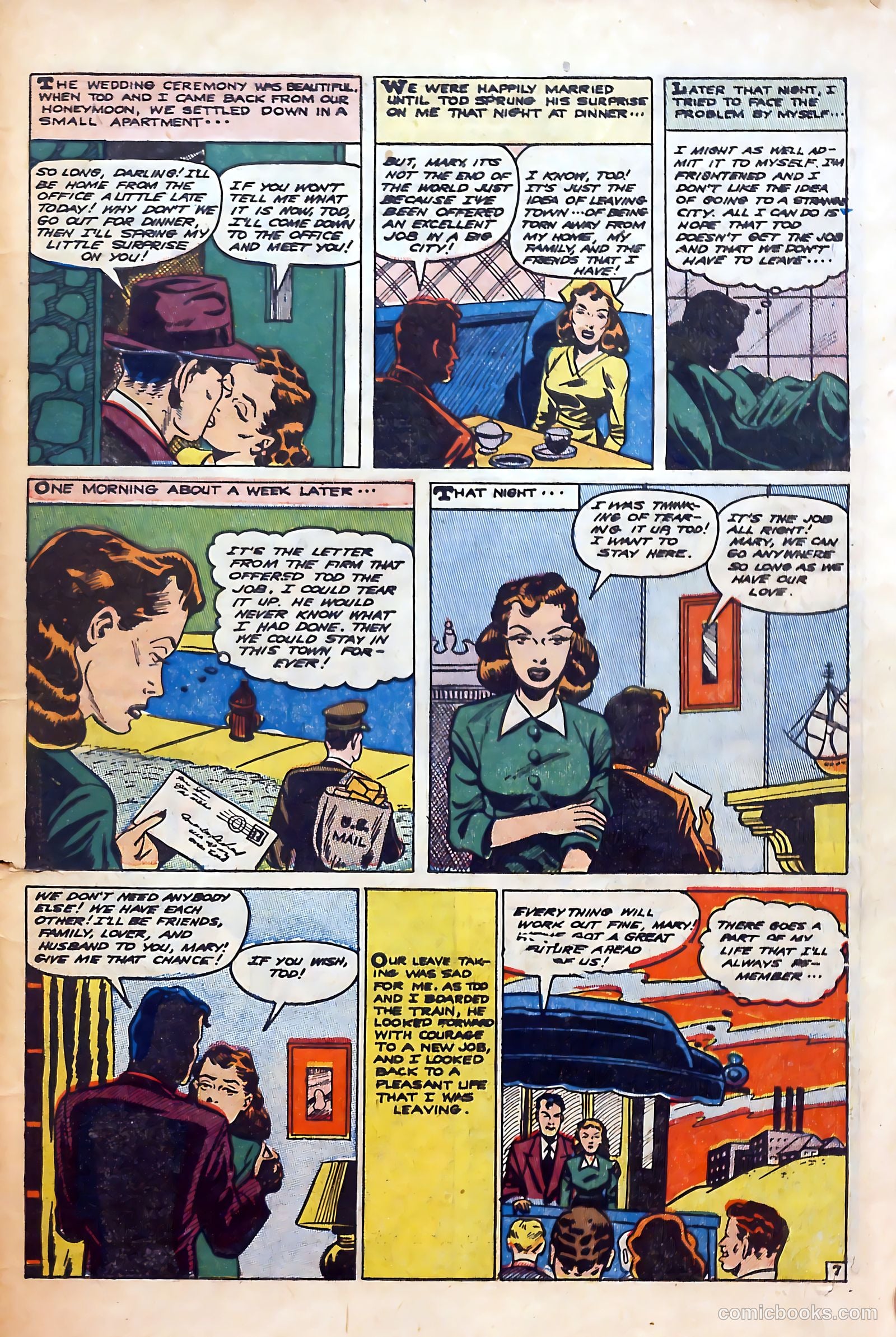True-to-Life Romances #18 (1953) — page 31 of 36