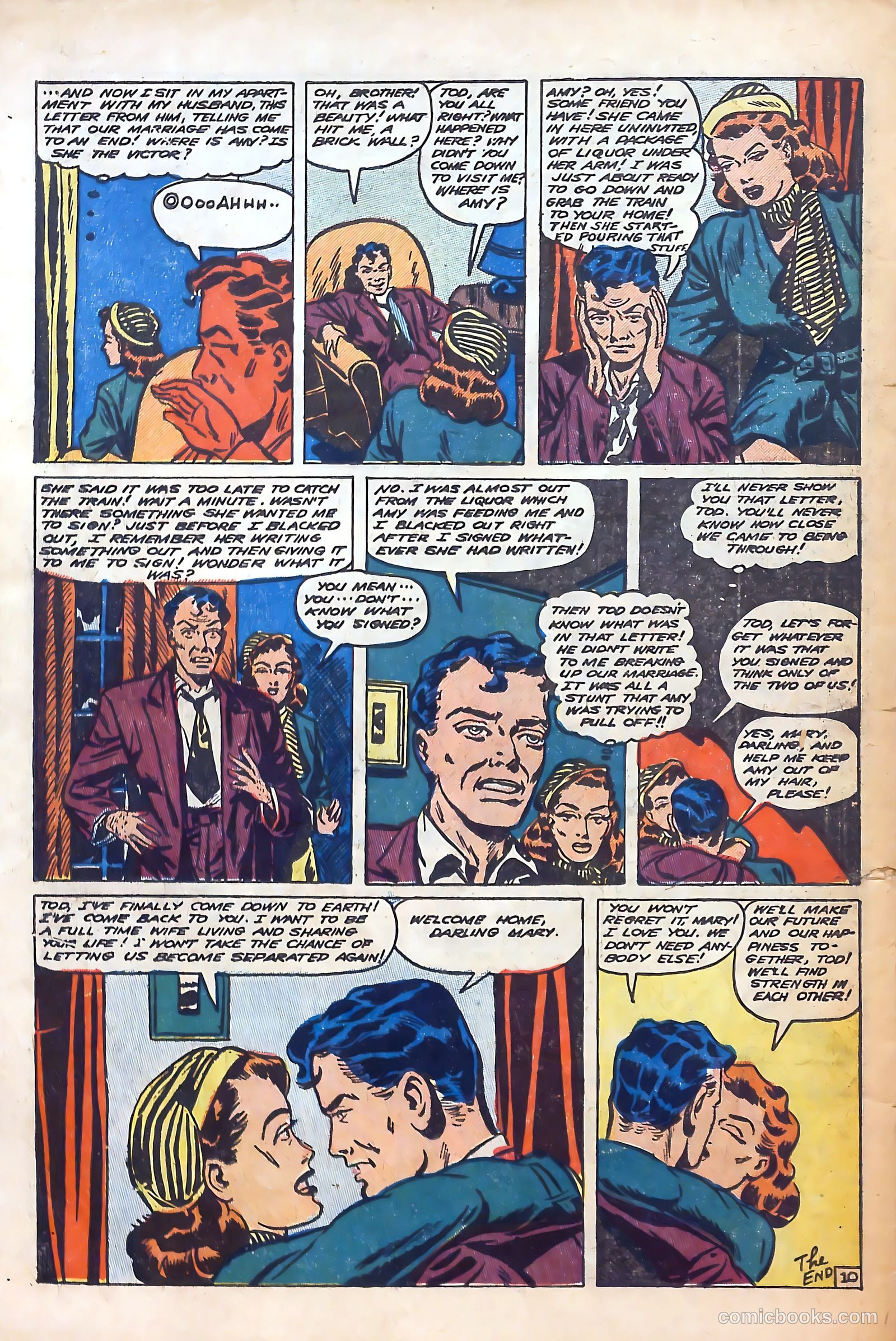 True-to-Life Romances #18 (1953) — page 34 of 36